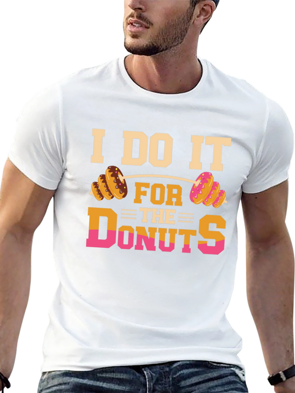 I Do It For The Donuts Graphic T-Shirt