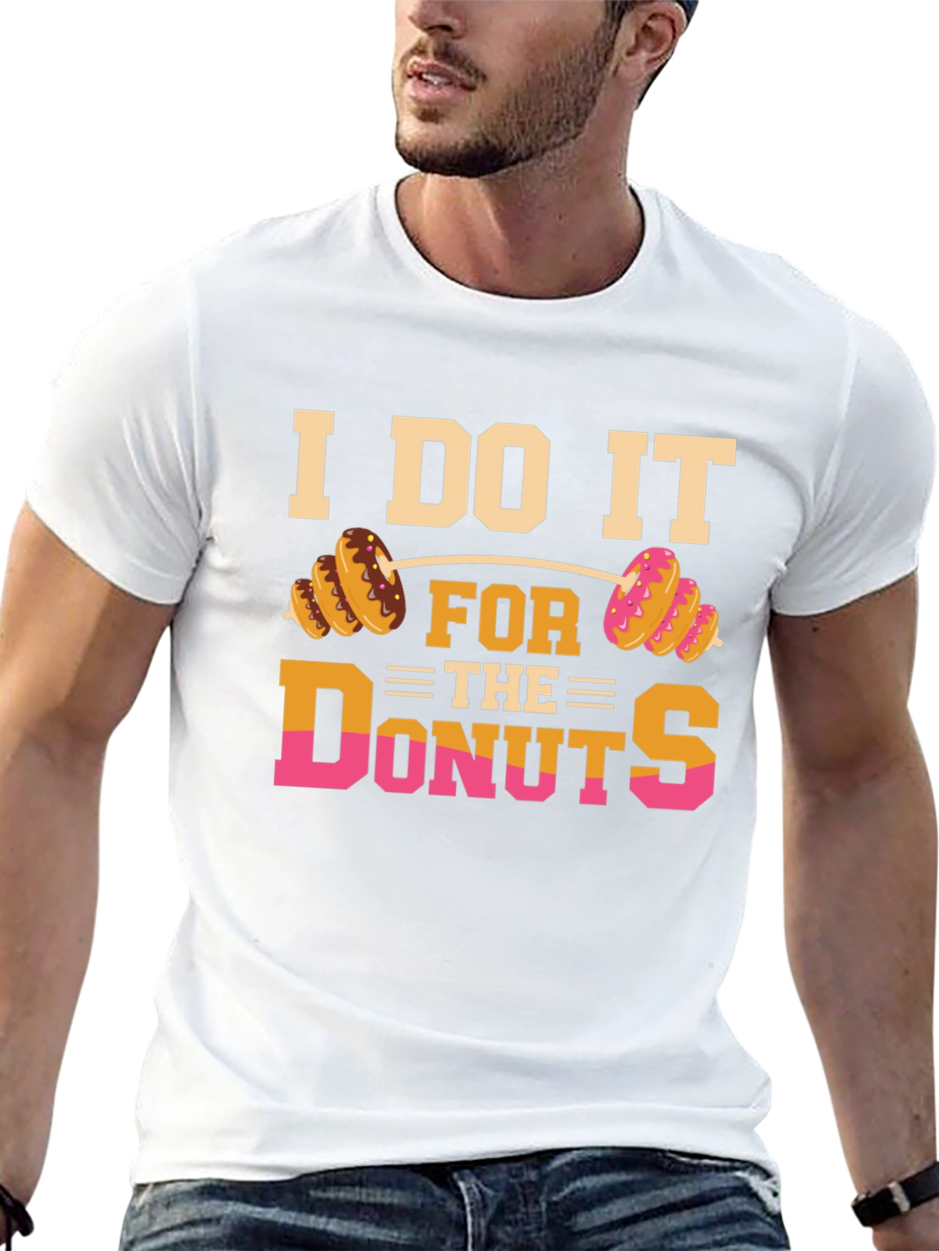 I Do It For The Donuts Graphic T-Shirt