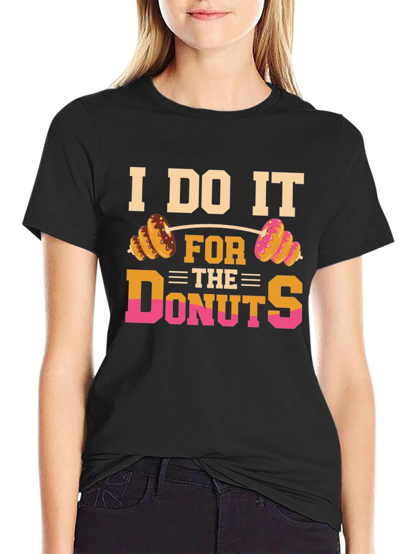 I Do It For The Donuts Graphic T-Shirt