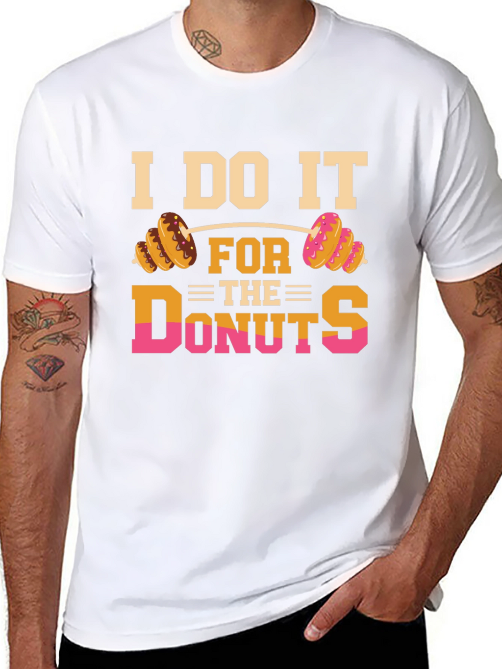 I Do It For The Donuts Graphic T-Shirt