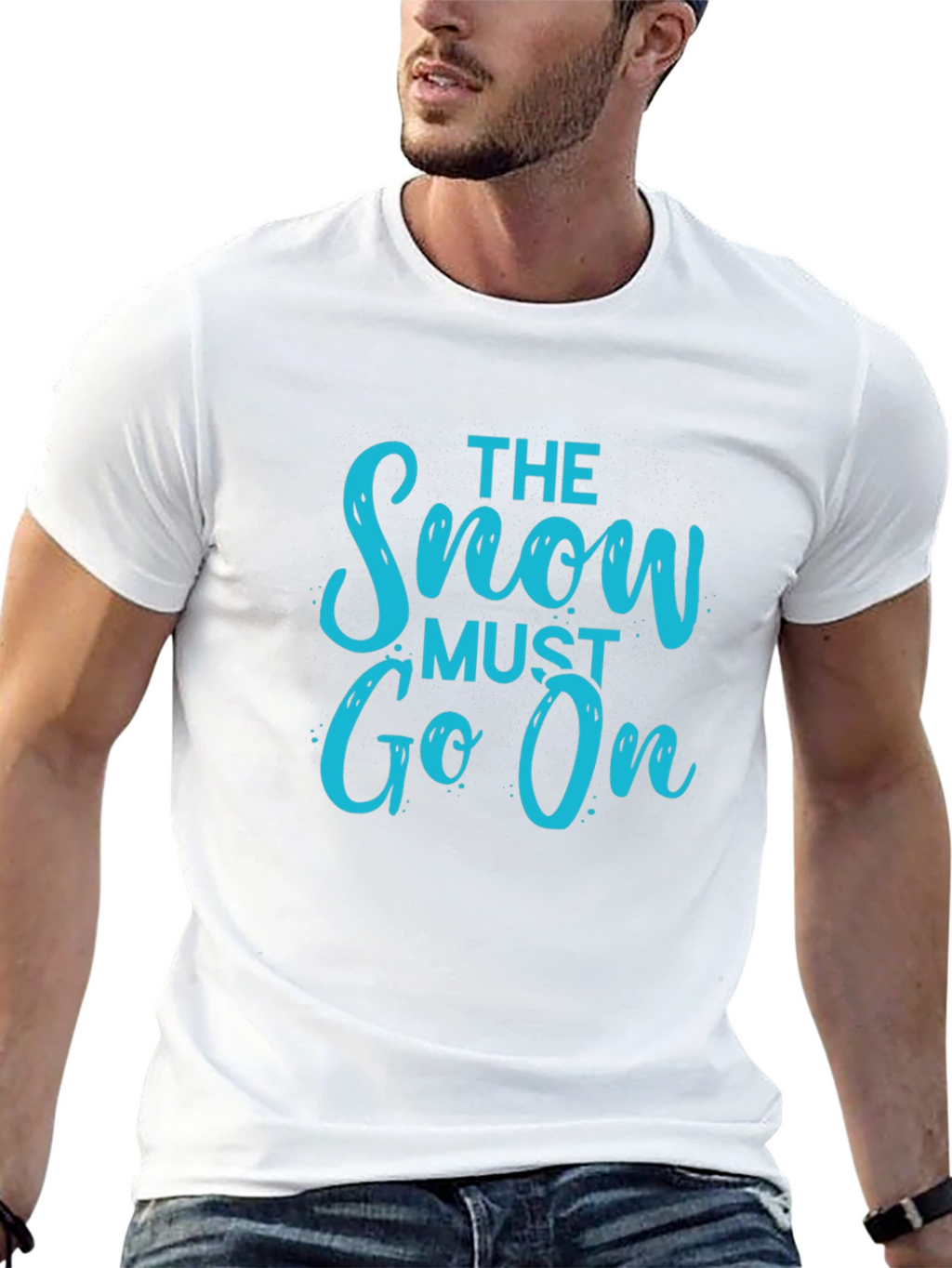 The Snow Must Go On Black T-Shirt