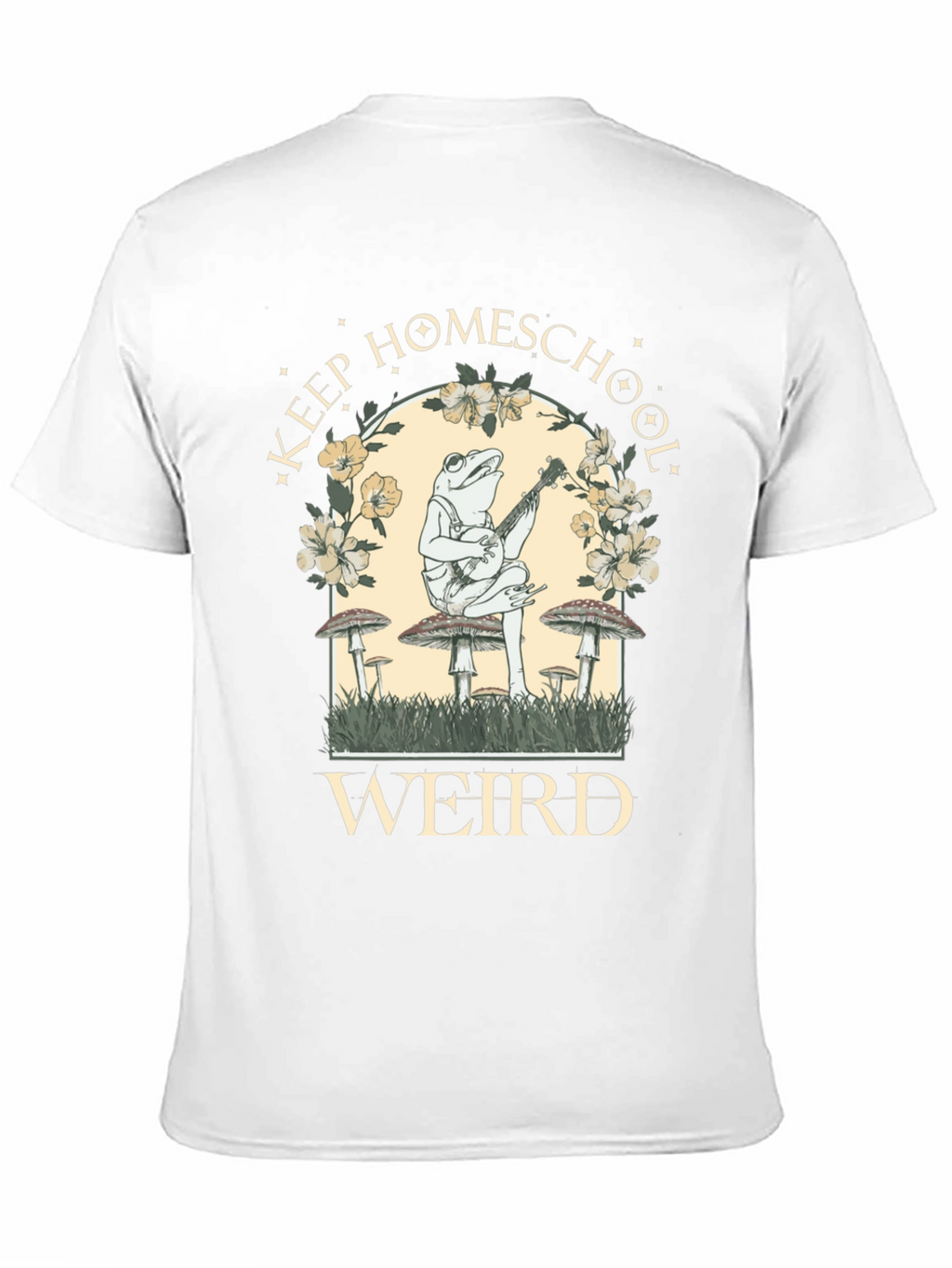 Keep Homeschool Weird Frog Graphic Tee