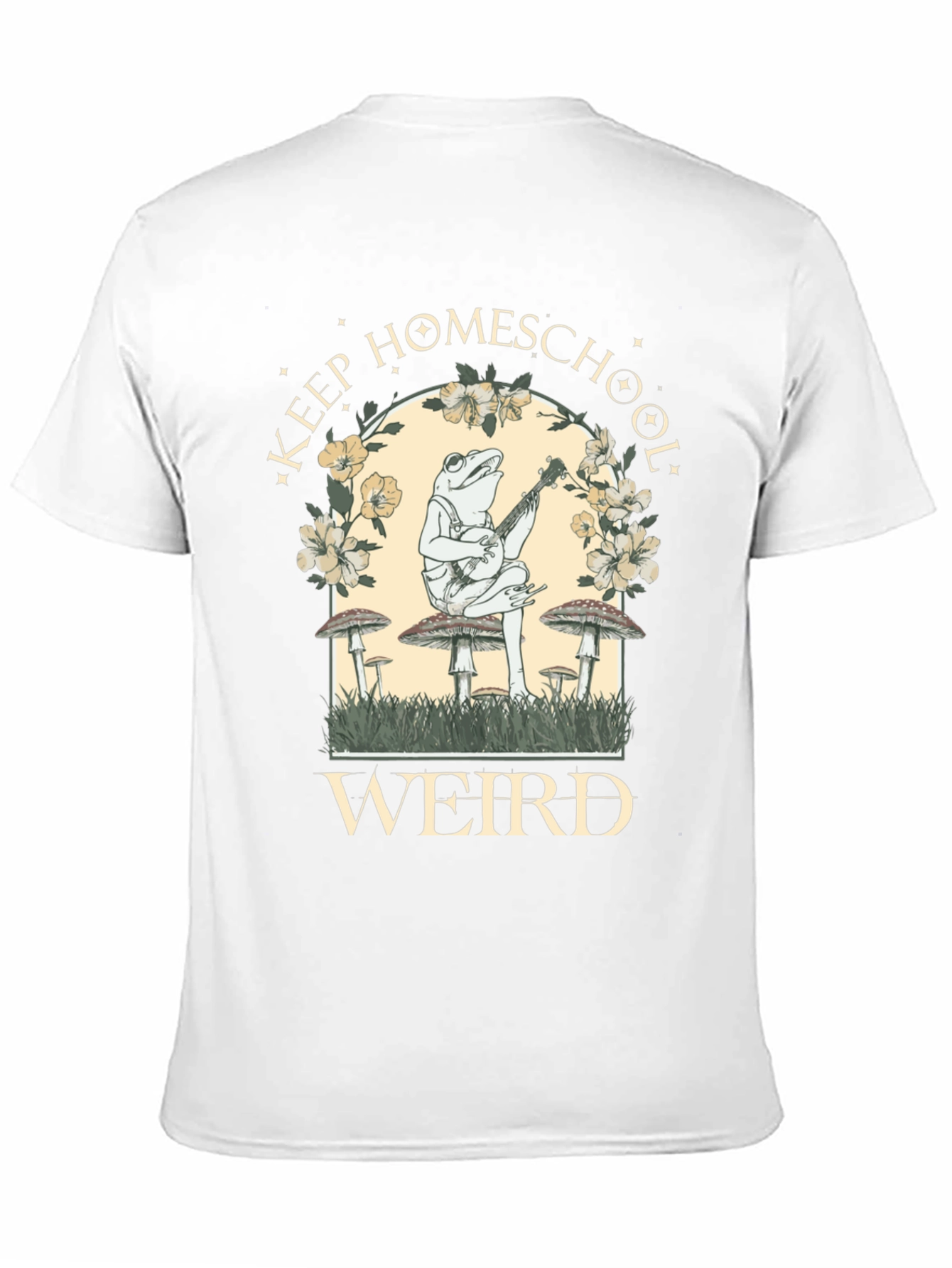 Keep Homeschool Weird Frog Graphic Tee