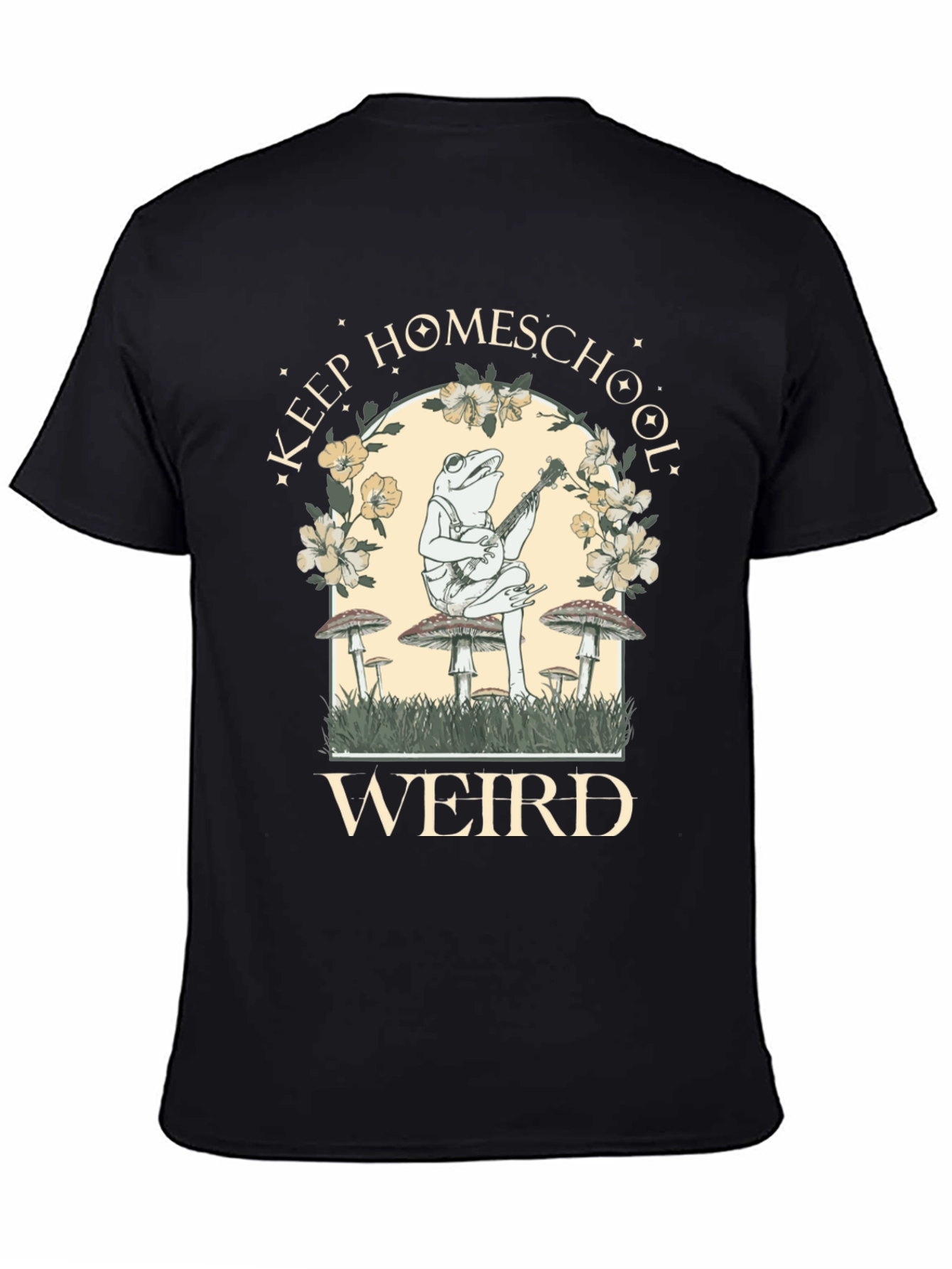 Keep Homeschool Weird Frog Graphic Tee