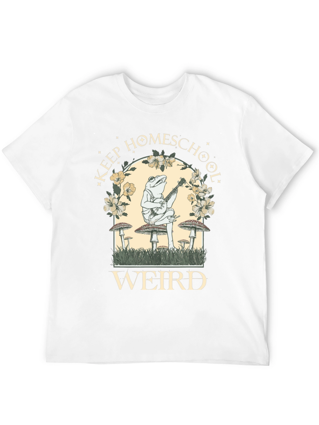 Keep Homeschool Weird Frog Graphic Tee