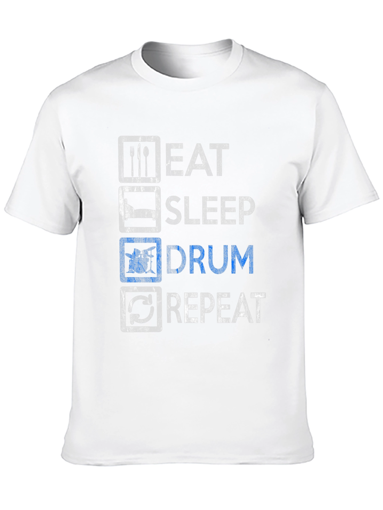 Eat Sleep Drum Repeat Graphic Tee