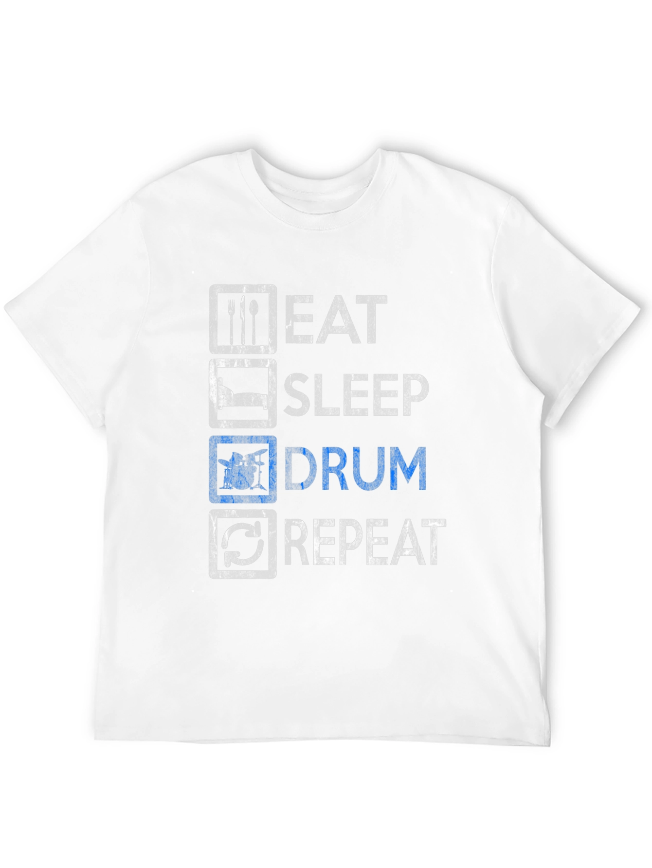 Eat Sleep Drum Repeat Graphic Tee