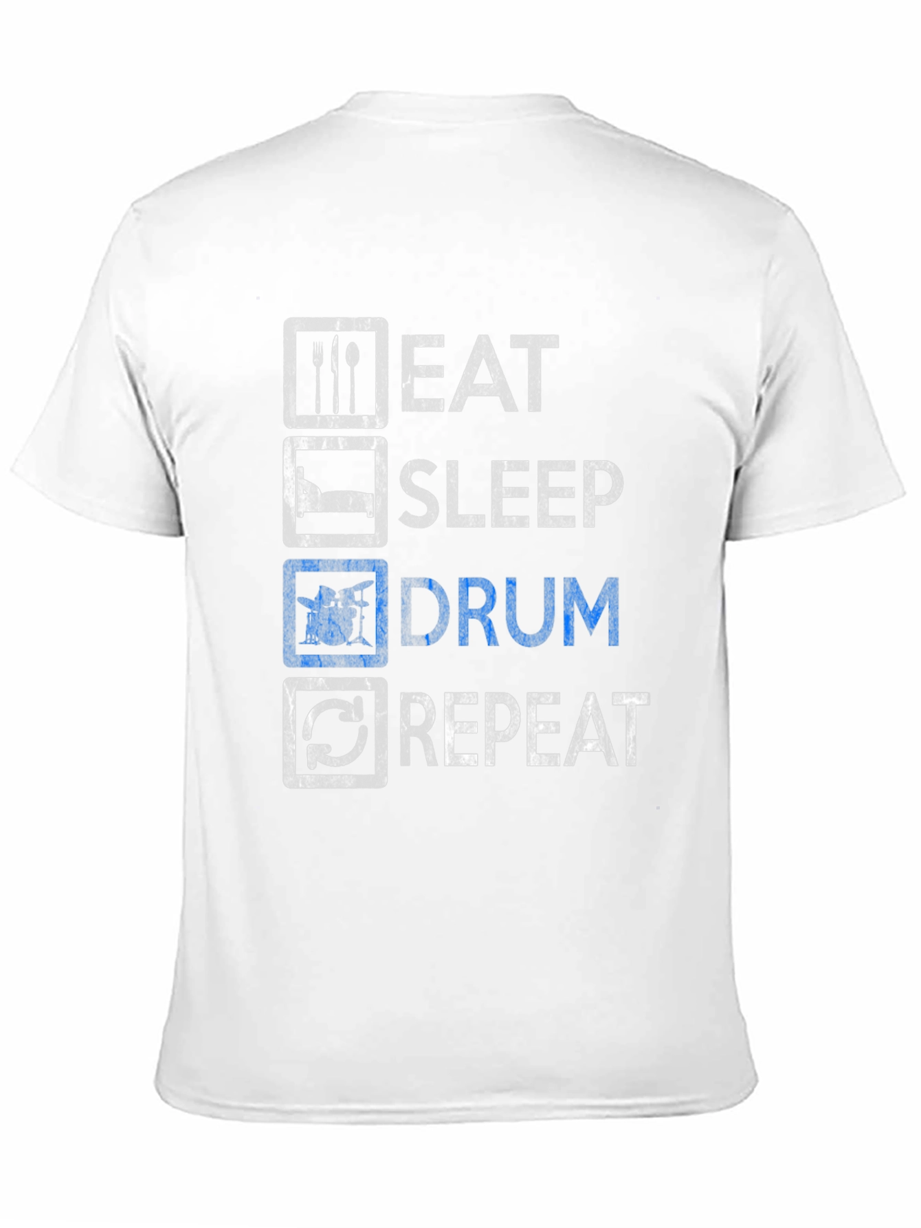 Eat Sleep Drum Repeat Graphic Tee