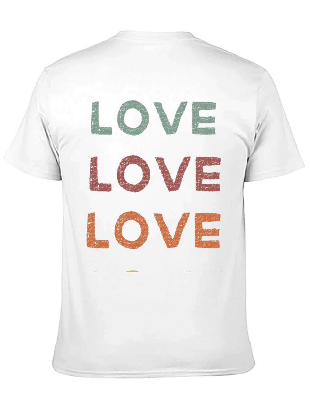Retro LOVE Graphic Tee - Distressed Print