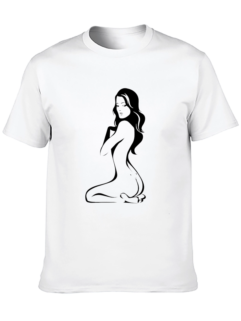 Silhouette Graphic Tee - Sleek & Stylish Black T-Shirt