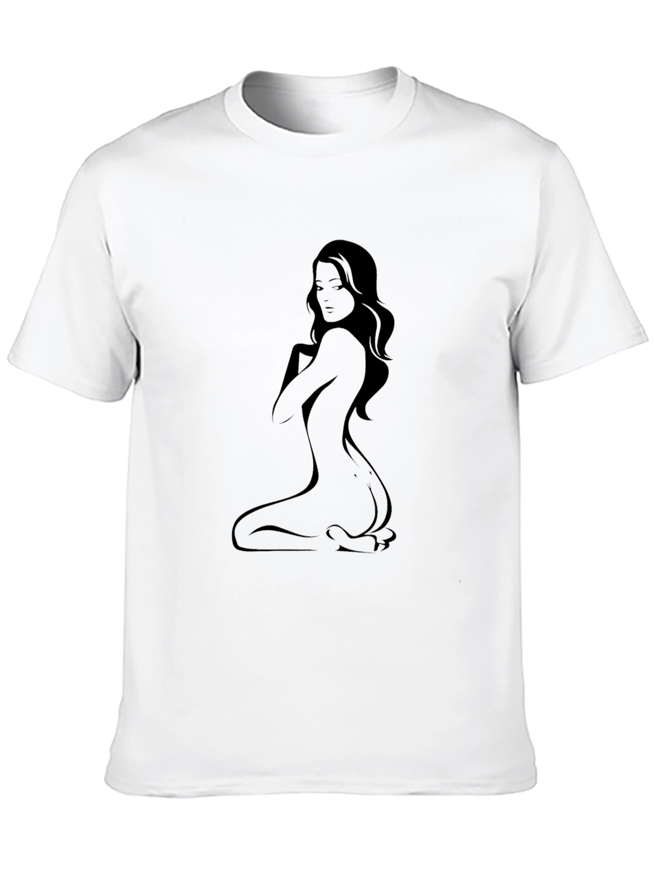 Silhouette Graphic Tee - Sleek & Stylish Black T-Shirt