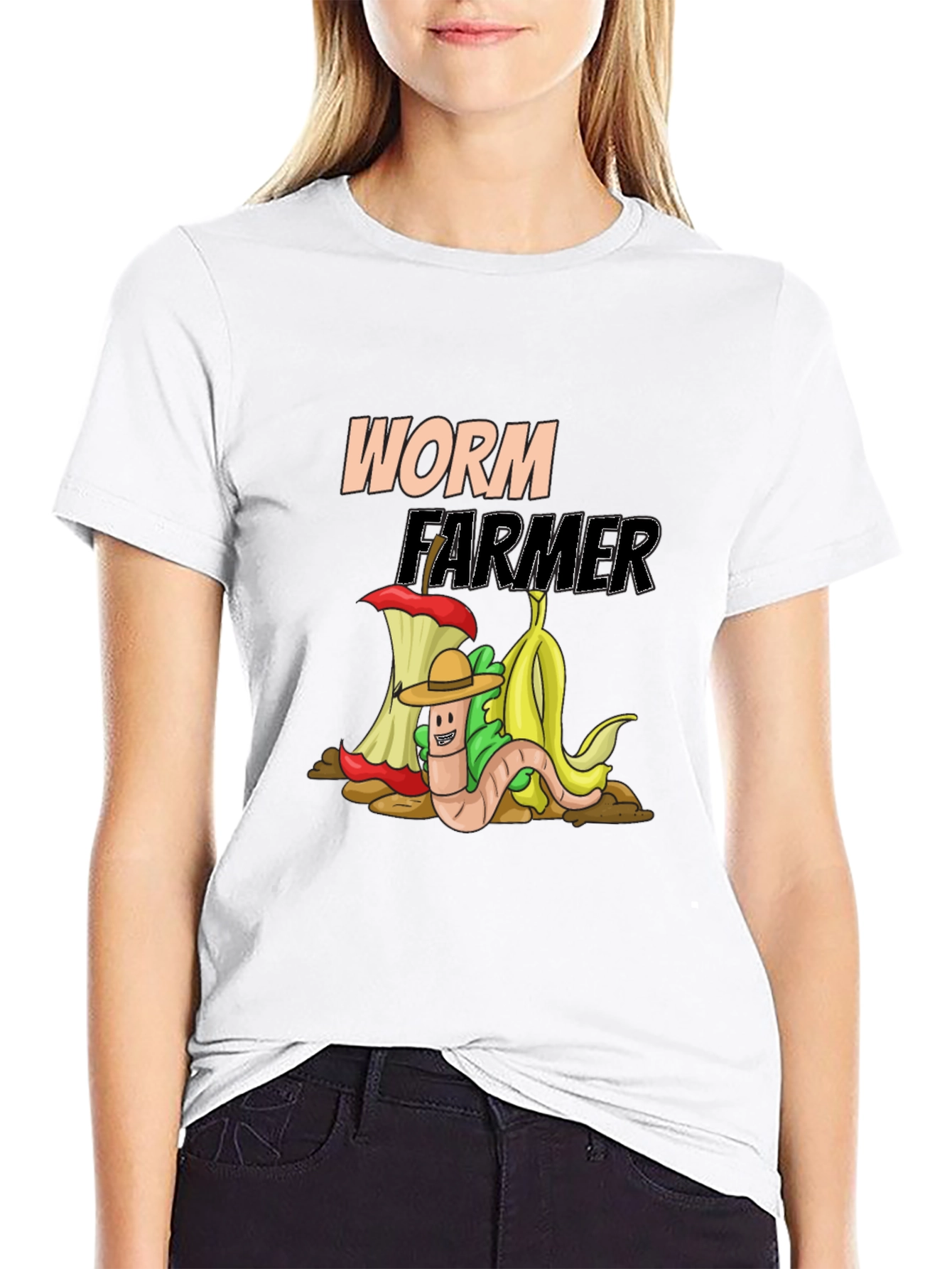 Worm Farmer Graphic Tee - Compost Humor
