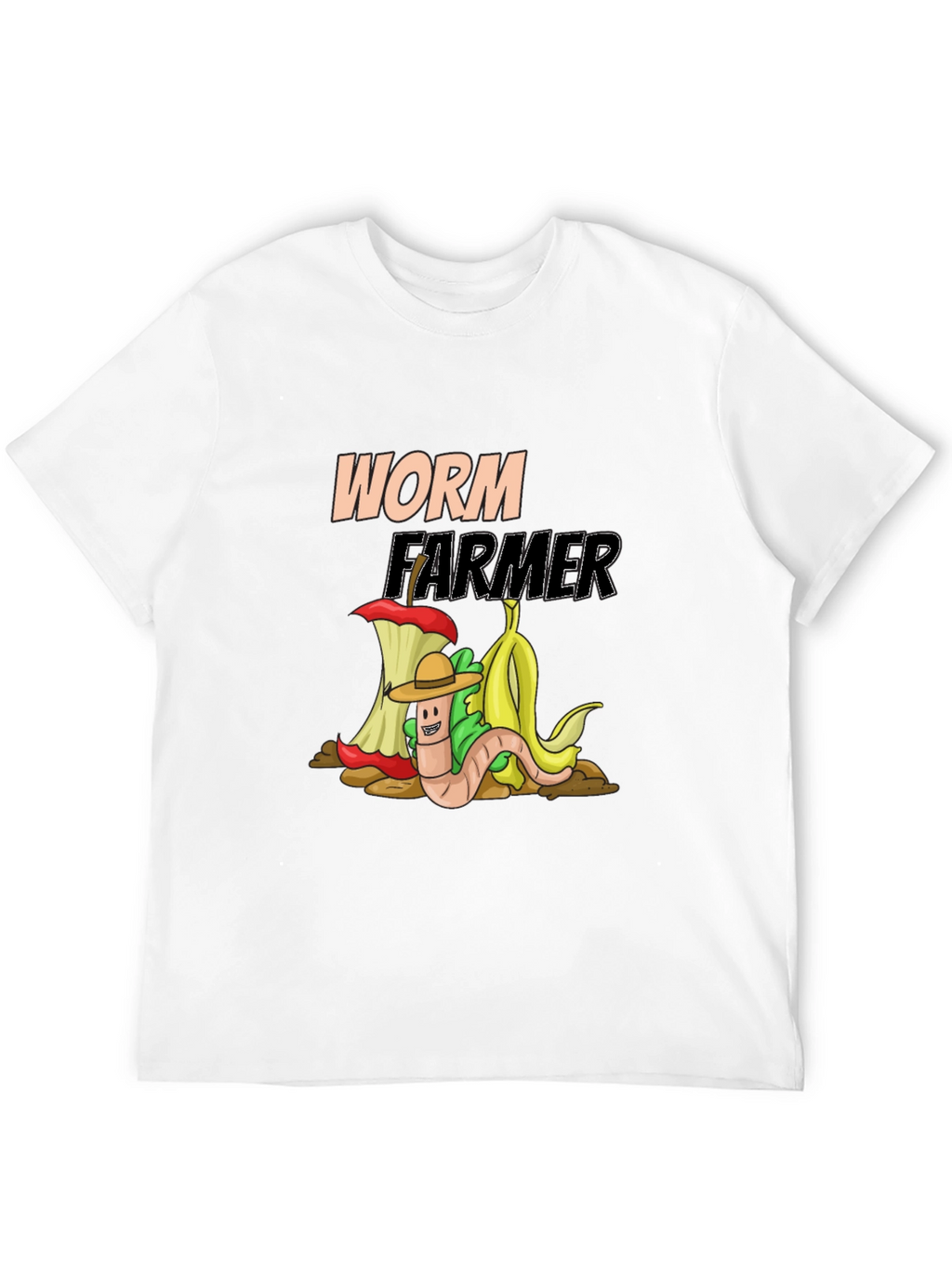 Worm Farmer Graphic Tee - Compost Humor