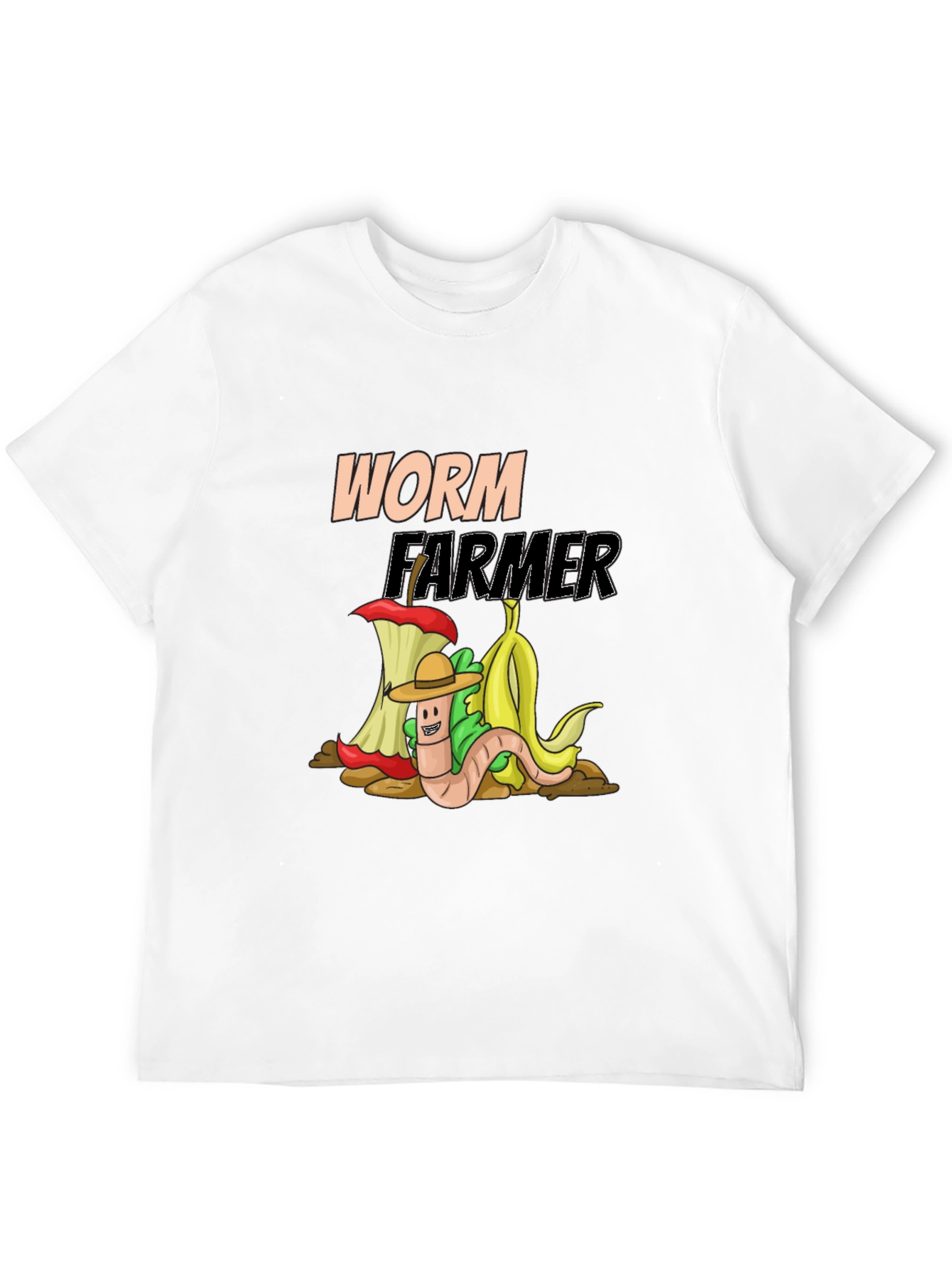 Worm Farmer Graphic Tee - Compost Humor