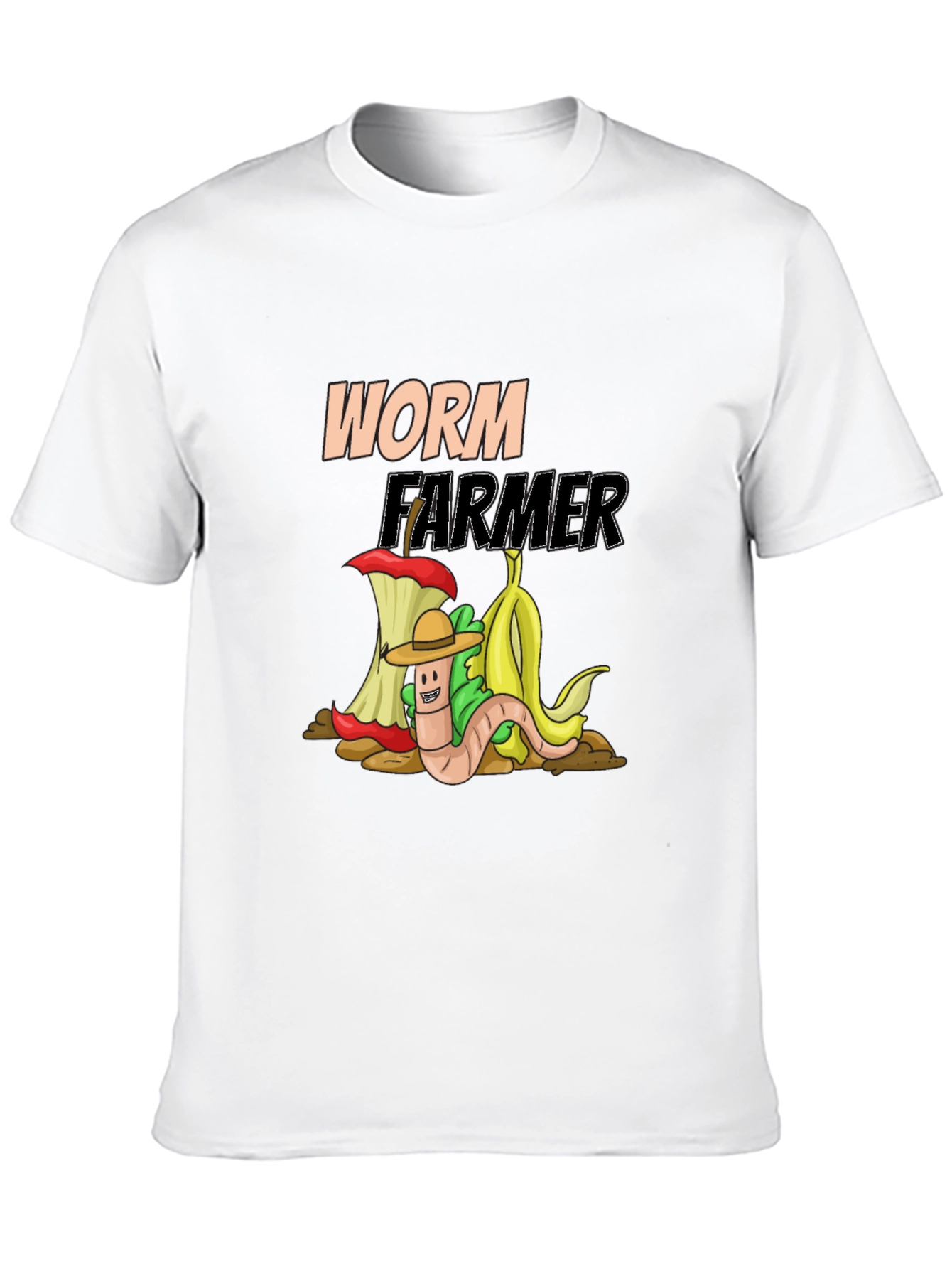 Worm Farmer Graphic Tee - Compost Humor