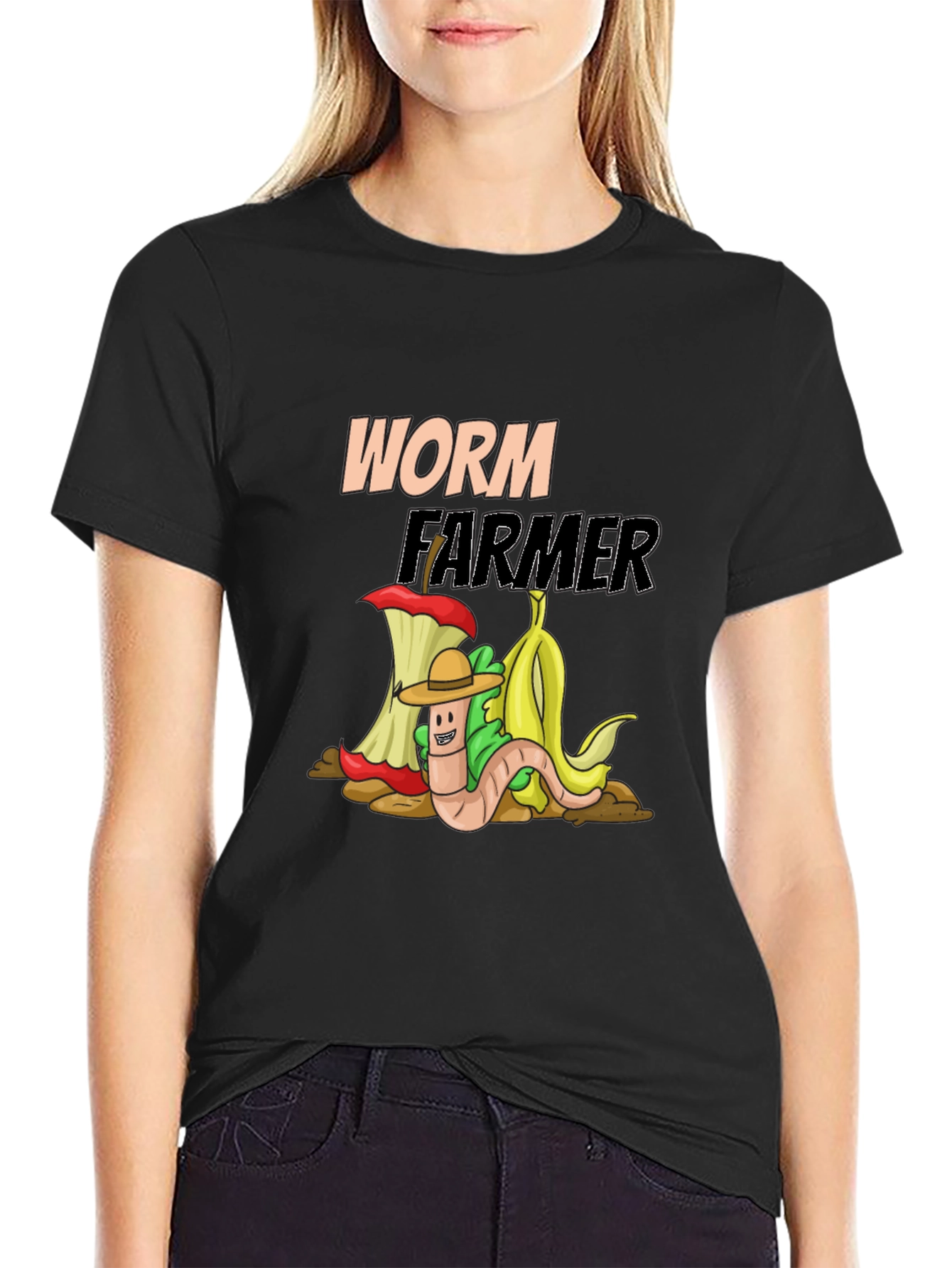 Worm Farmer Graphic Tee - Compost Humor