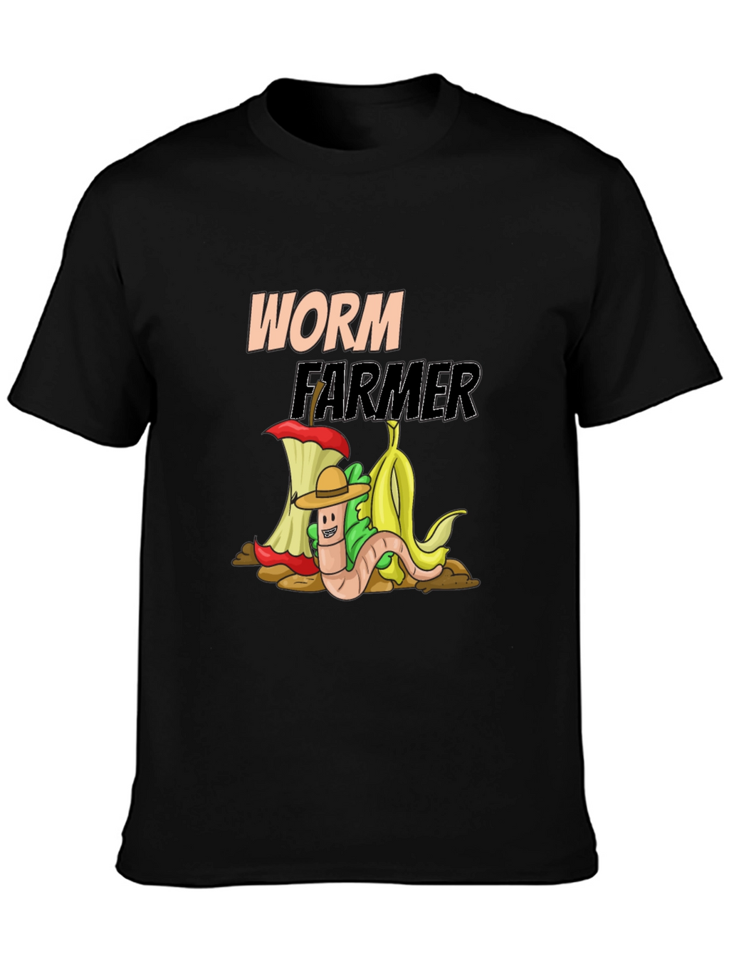 Worm Farmer Graphic Tee - Compost Humor