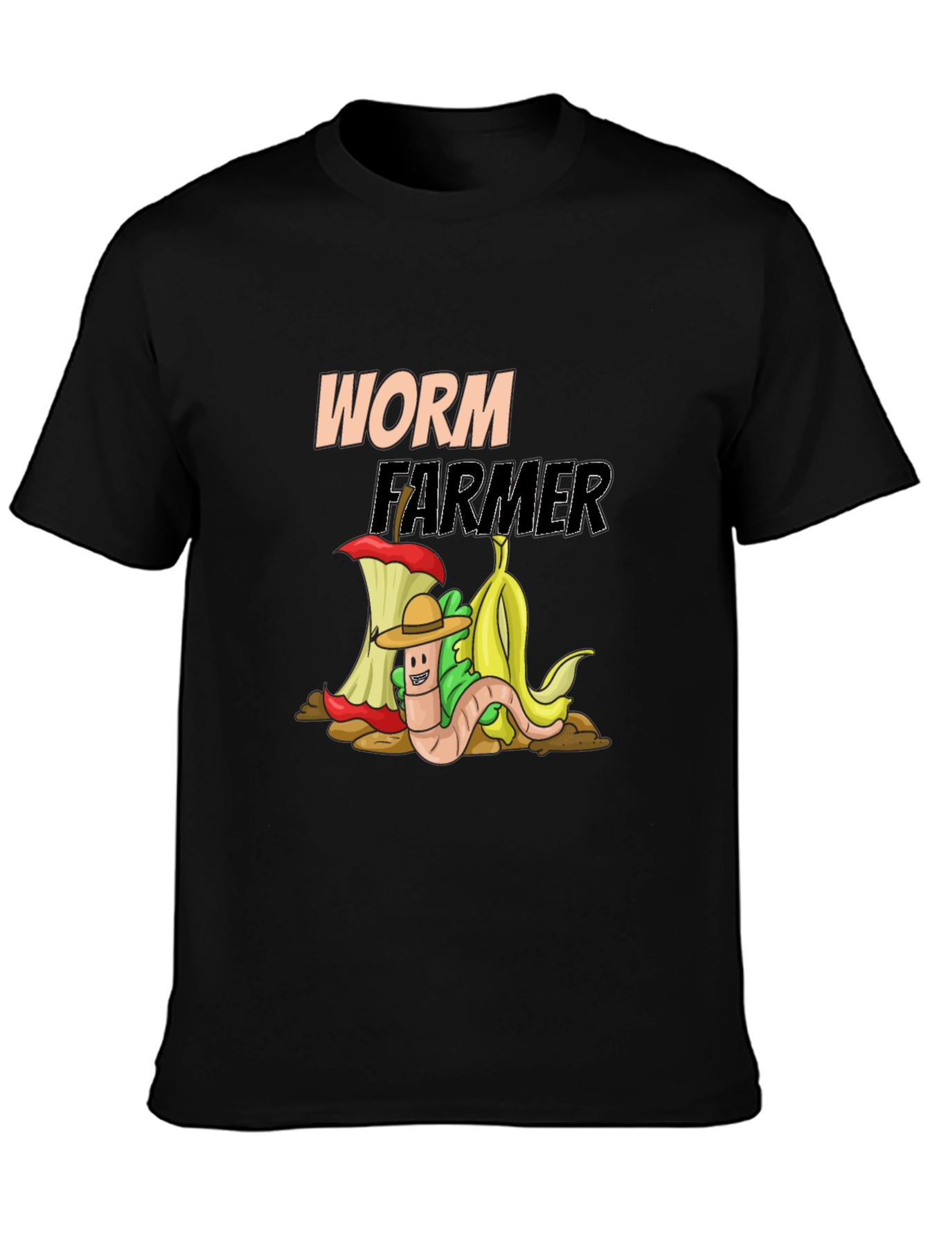 Worm Farmer Graphic Tee - Compost Humor