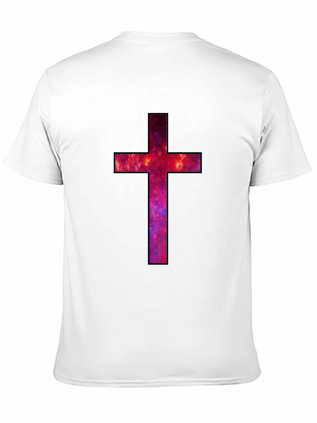 Galaxy Cross Graphic Tee - Black T-Shirt