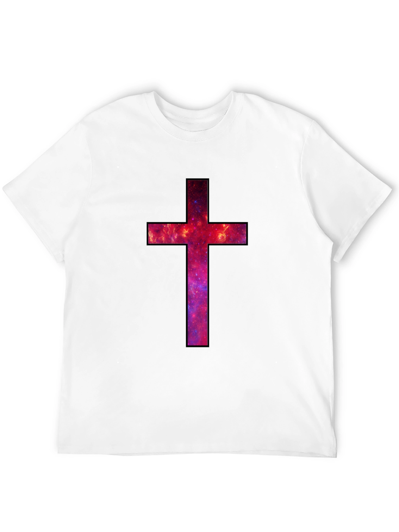 Galaxy Cross Graphic Tee - Black T-Shirt