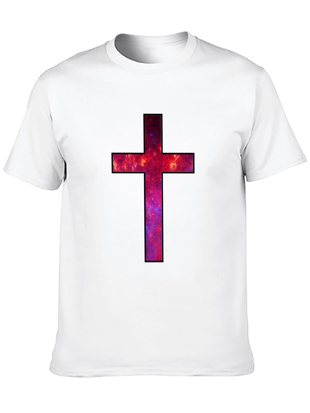 Galaxy Cross Graphic Tee - Black T-Shirt