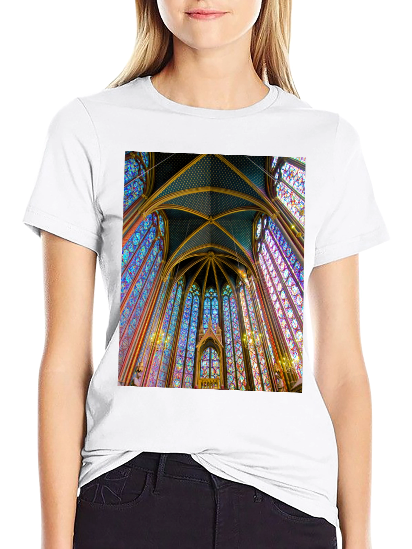 Cathedral Window Graphic Tee