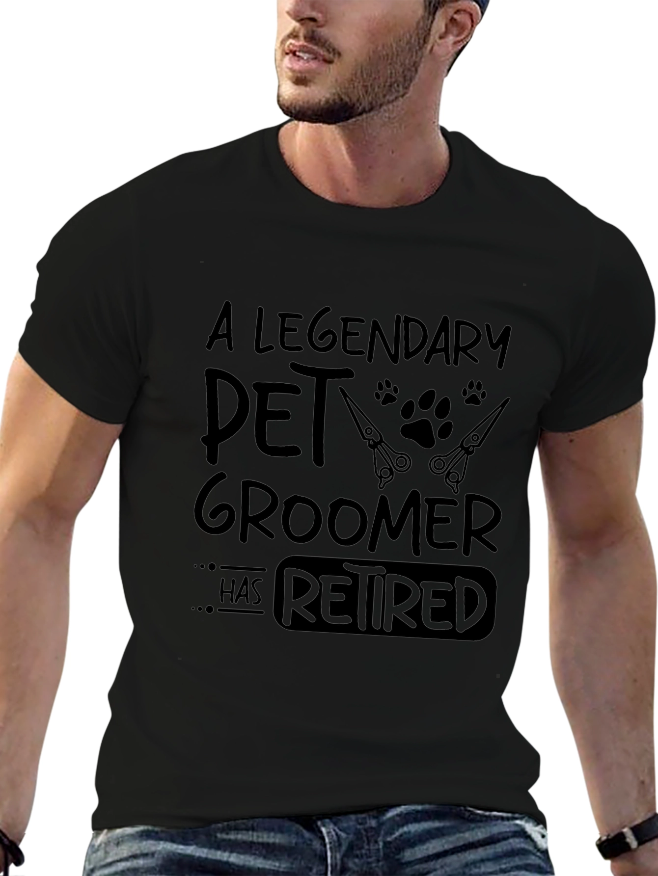 Legendary Pet Groomer Retirement T-Shirt