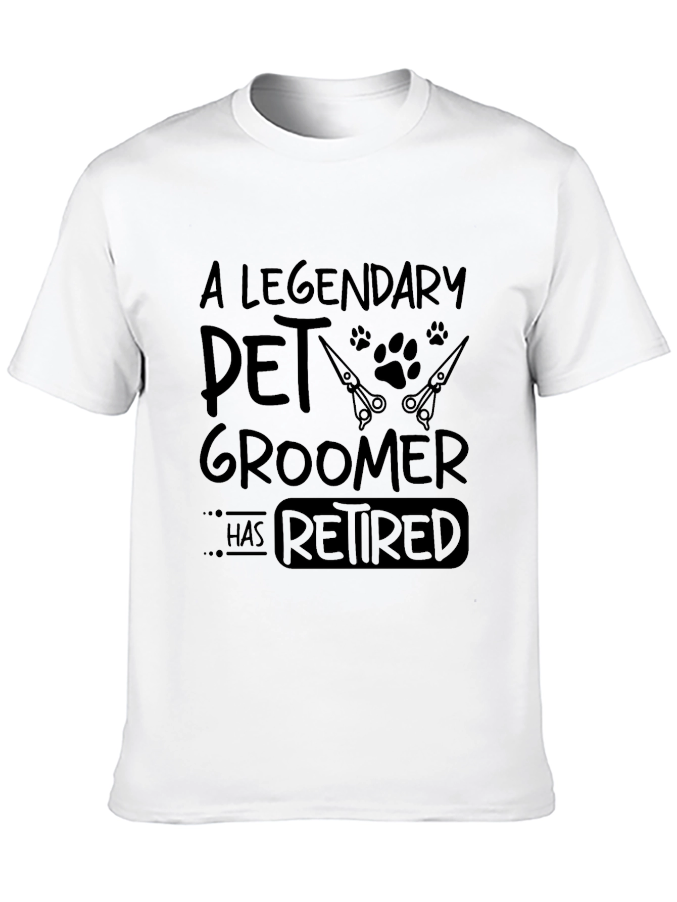 Legendary Pet Groomer Retirement T-Shirt