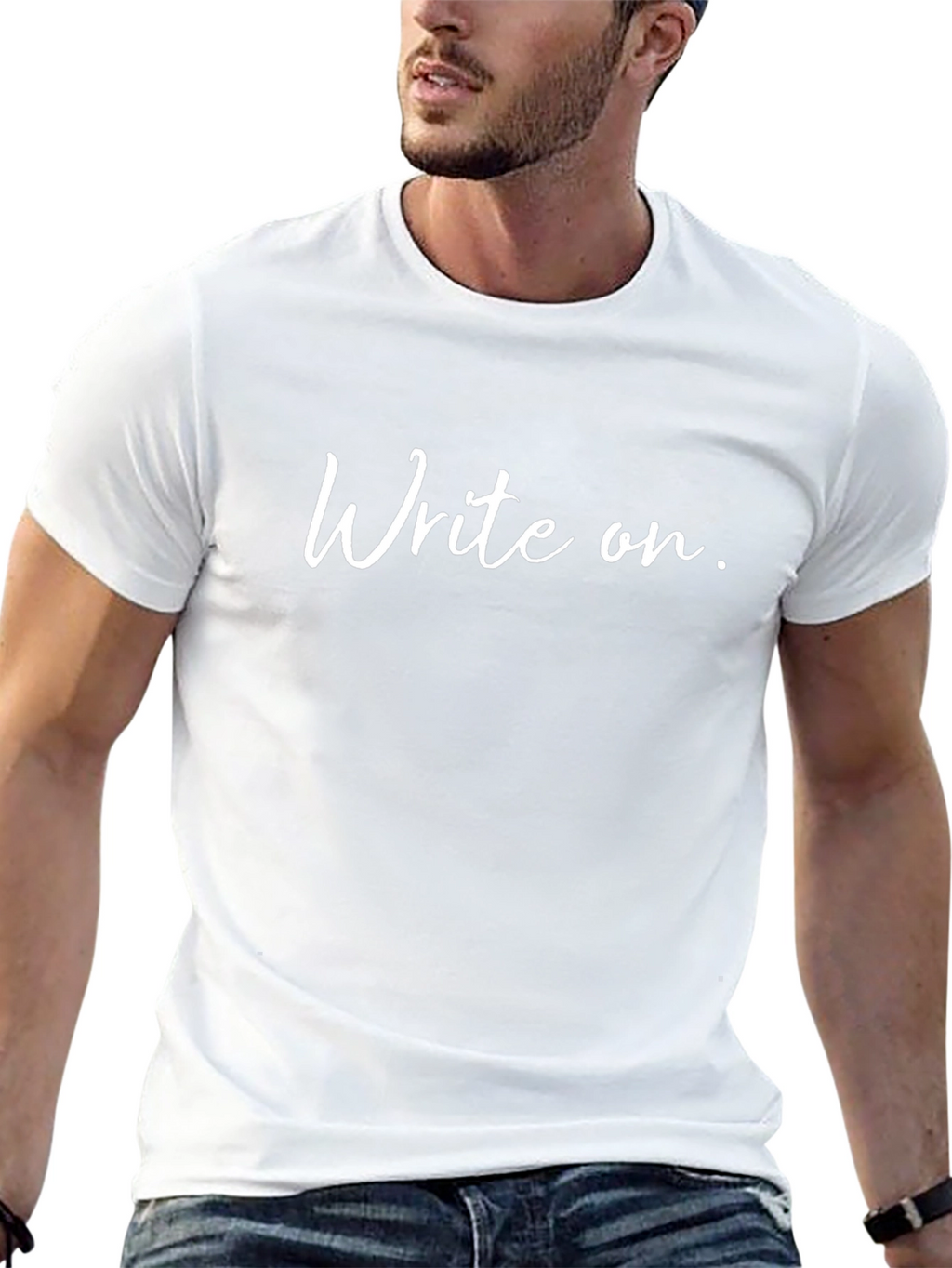 Write On Black T-Shirt