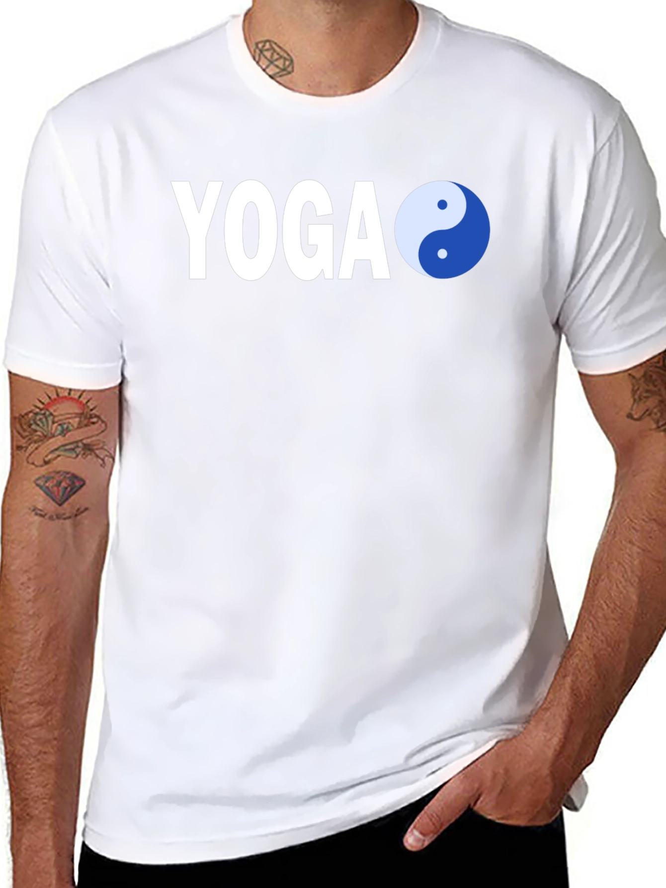 Yoga Yin Yang Graphic Tee - Unisex