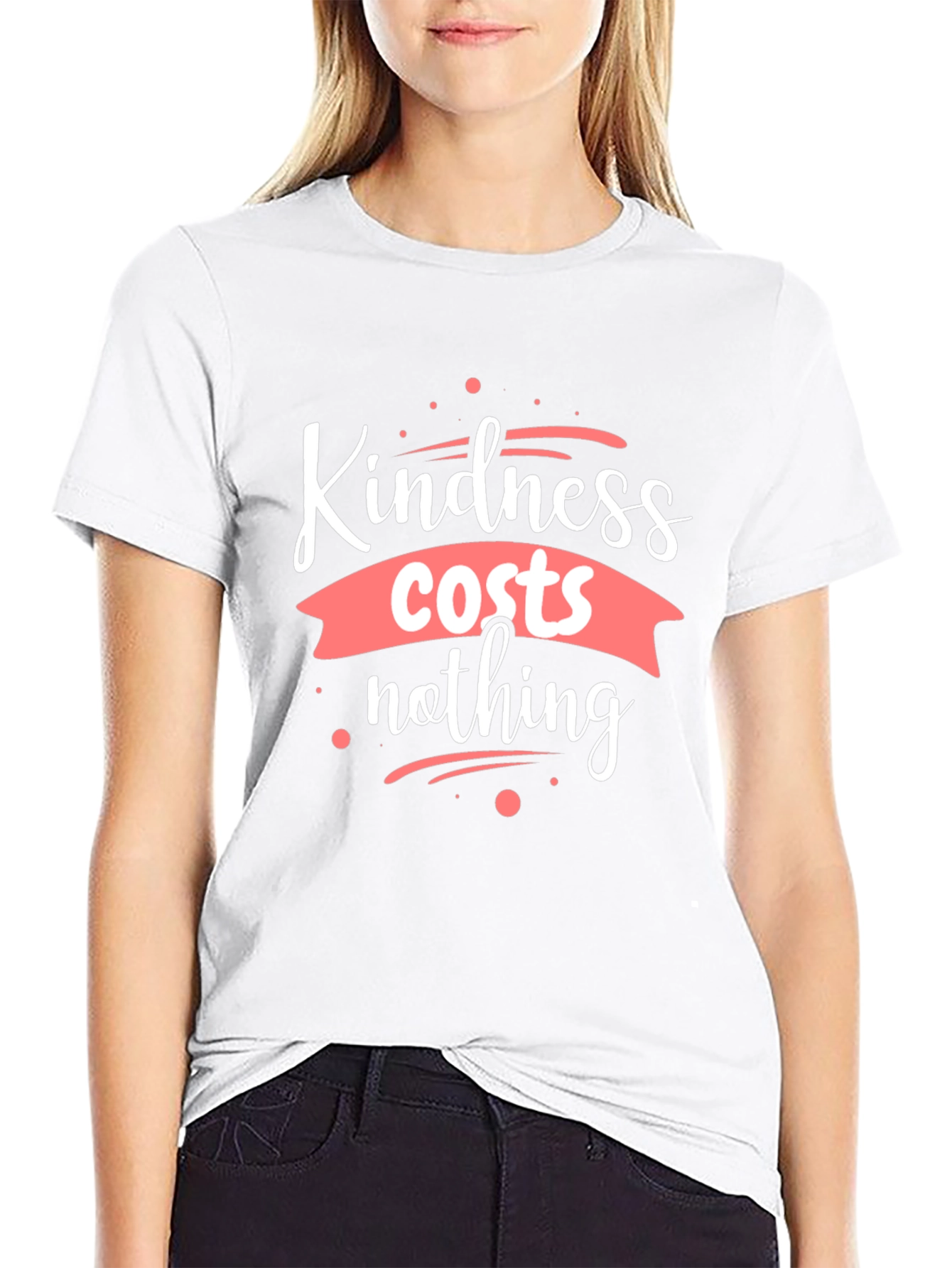 Kindness Costs Nothing Black T-Shirt
