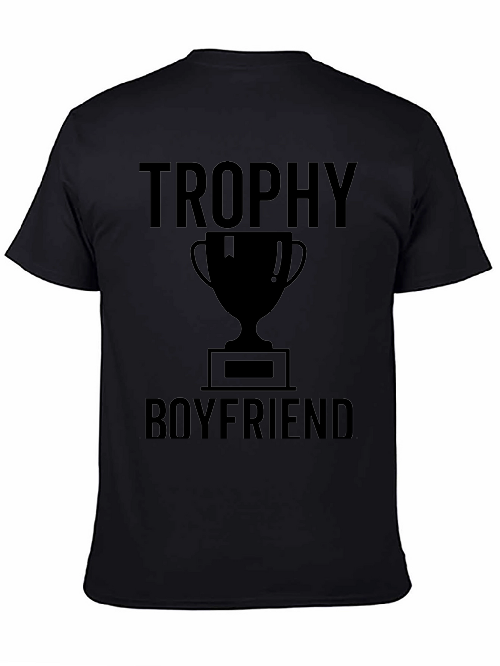 Trophy Boyfriend Graphic Tee - Black