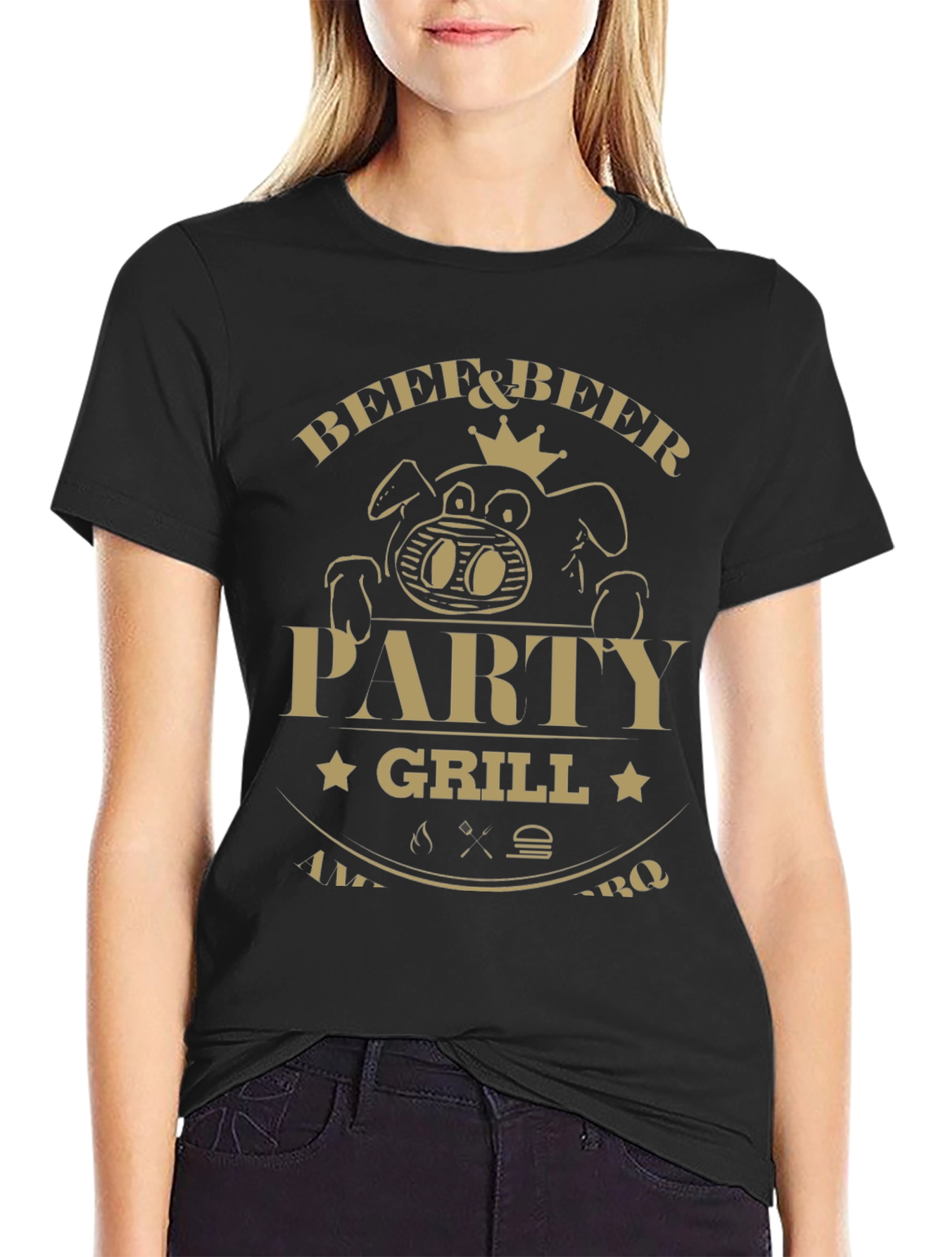 Beef & Beer Party Grill T-Shirt