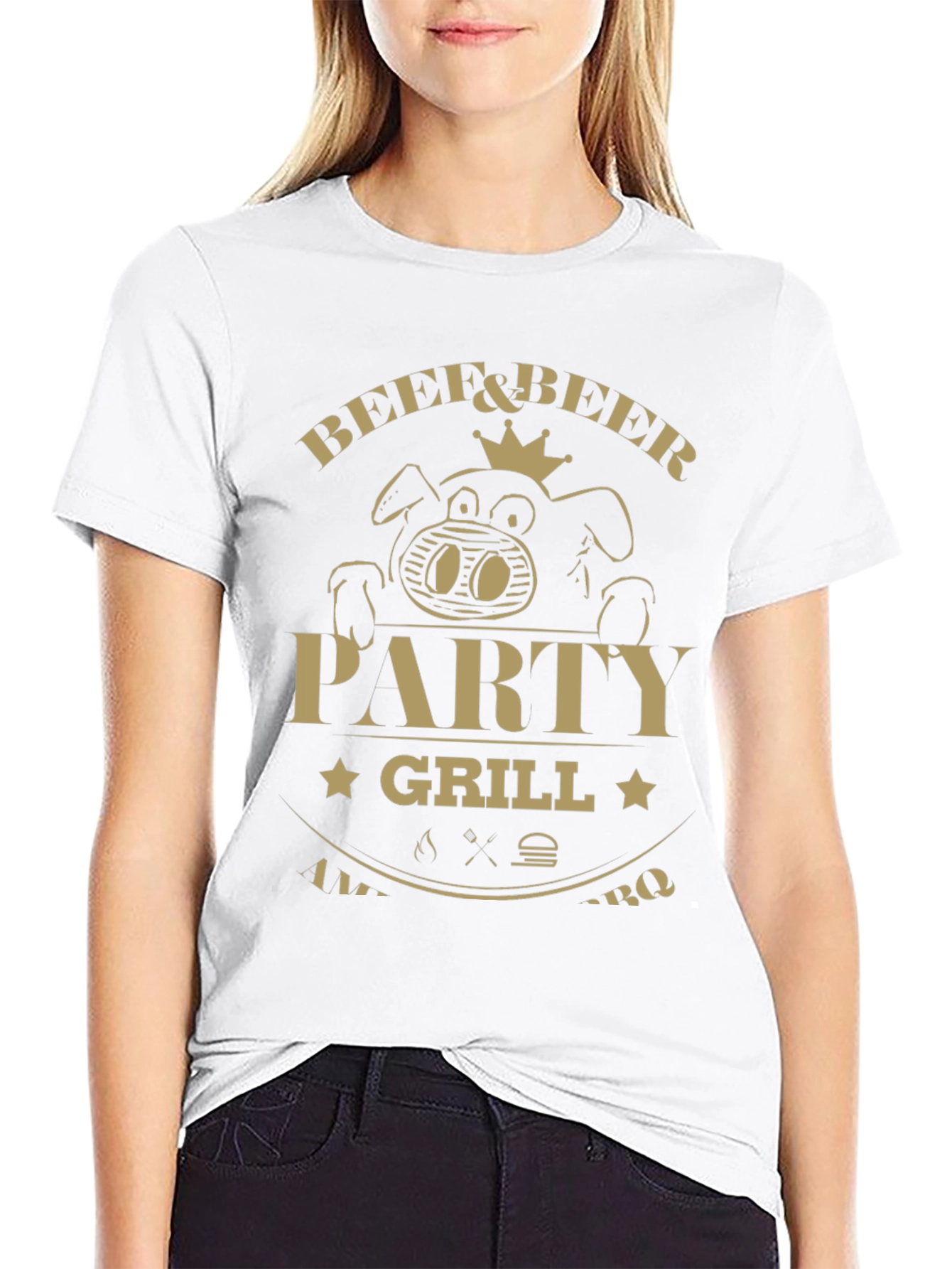 Beef & Beer Party Grill T-Shirt
