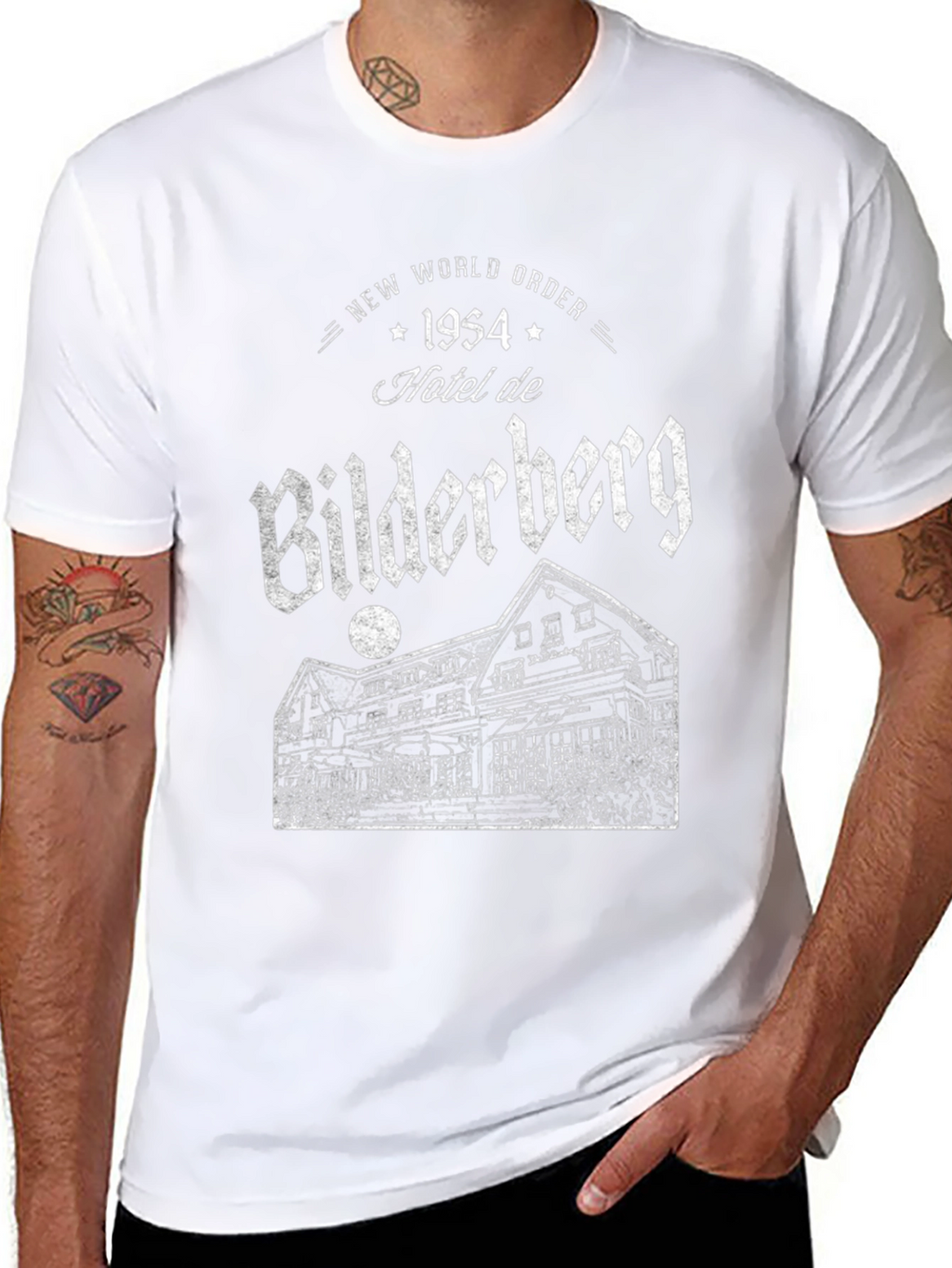 Hotel de Bilderberg Conspiracy T-Shirt