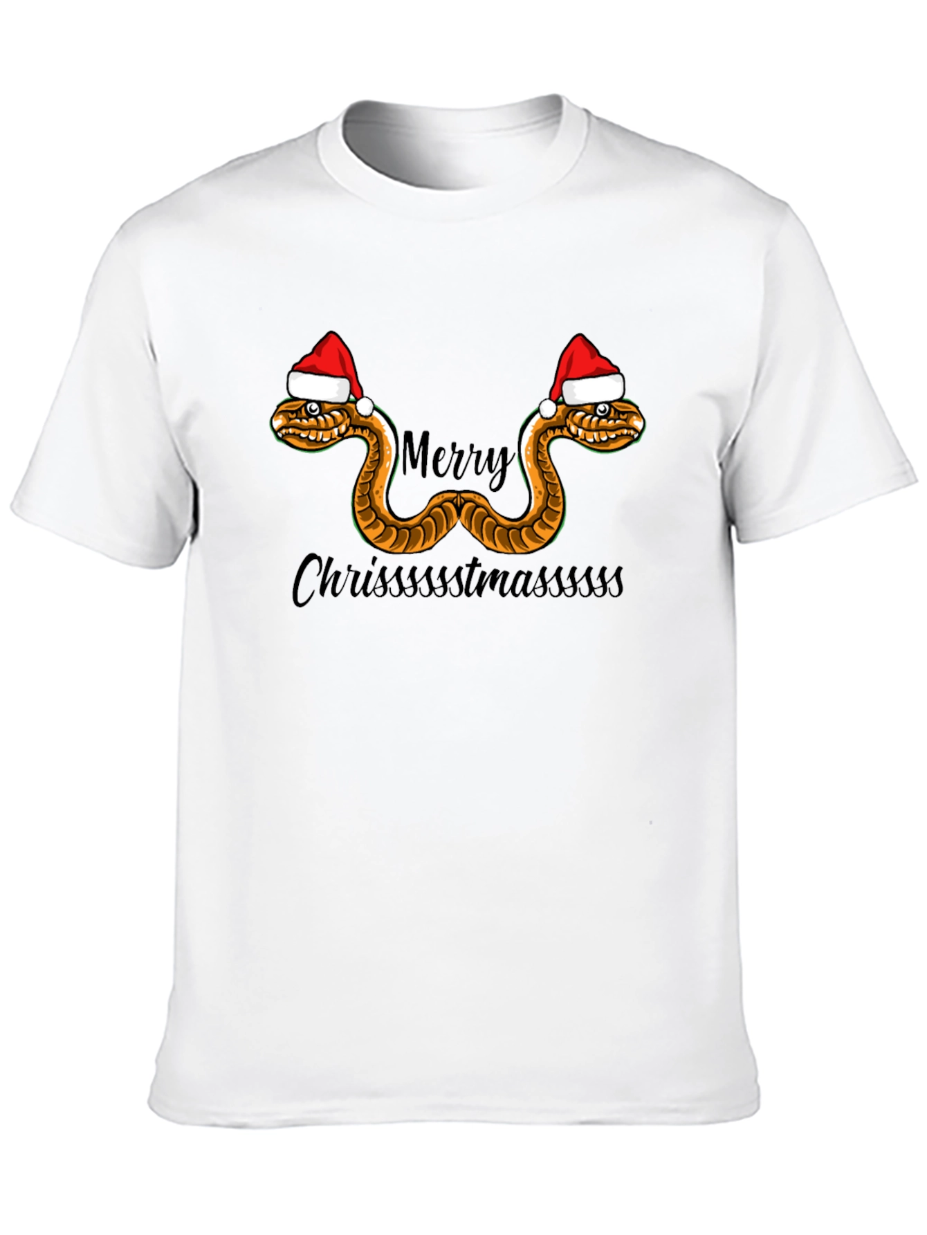 Merry Chrissstmasssss Snake T-Shirt