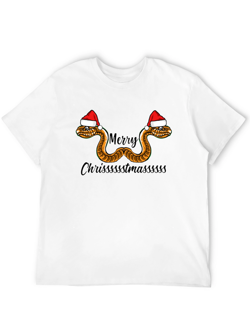 Merry Chrissstmasssss Snake T-Shirt