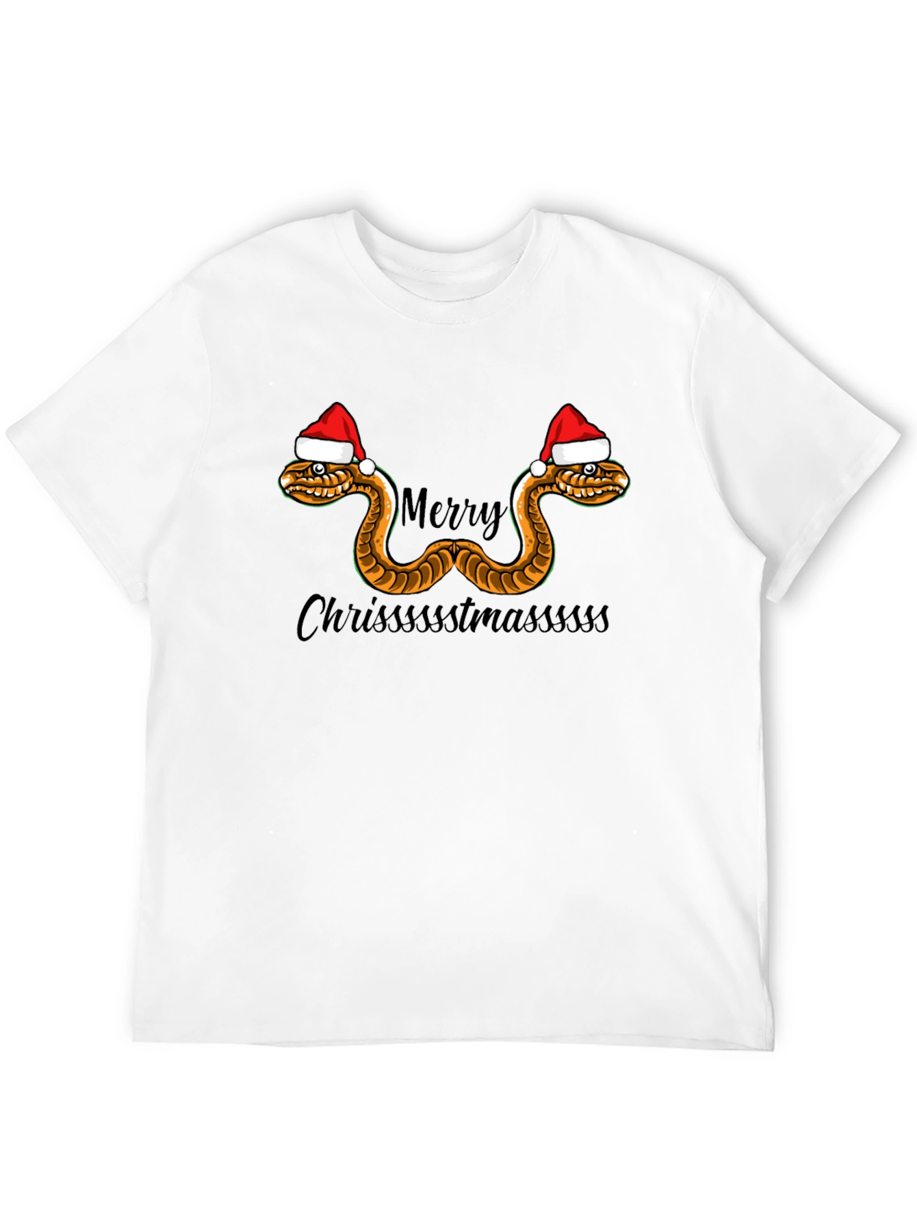 Merry Chrissstmasssss Snake T-Shirt