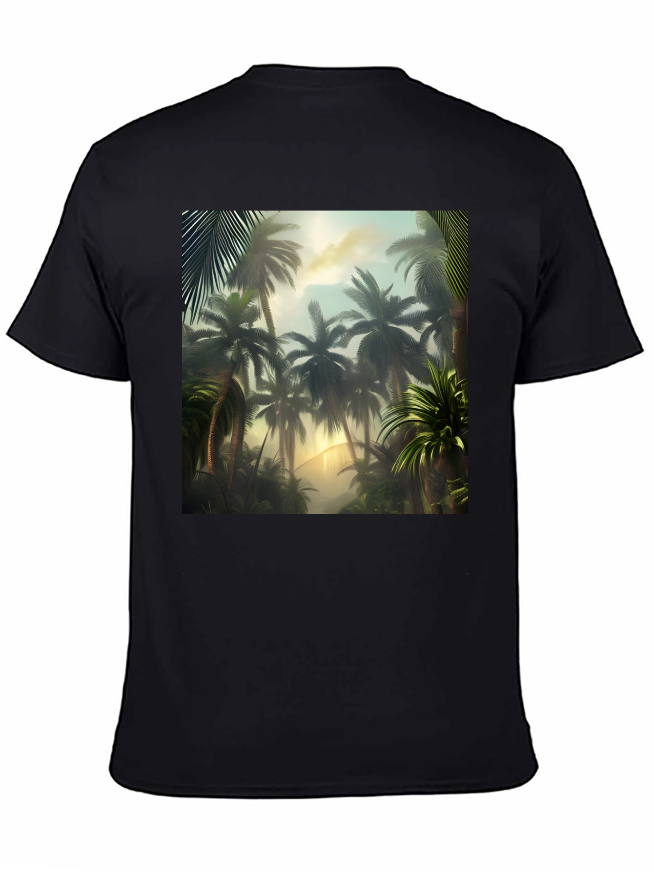 Tropical Palm Tree Graphic T-Shirt