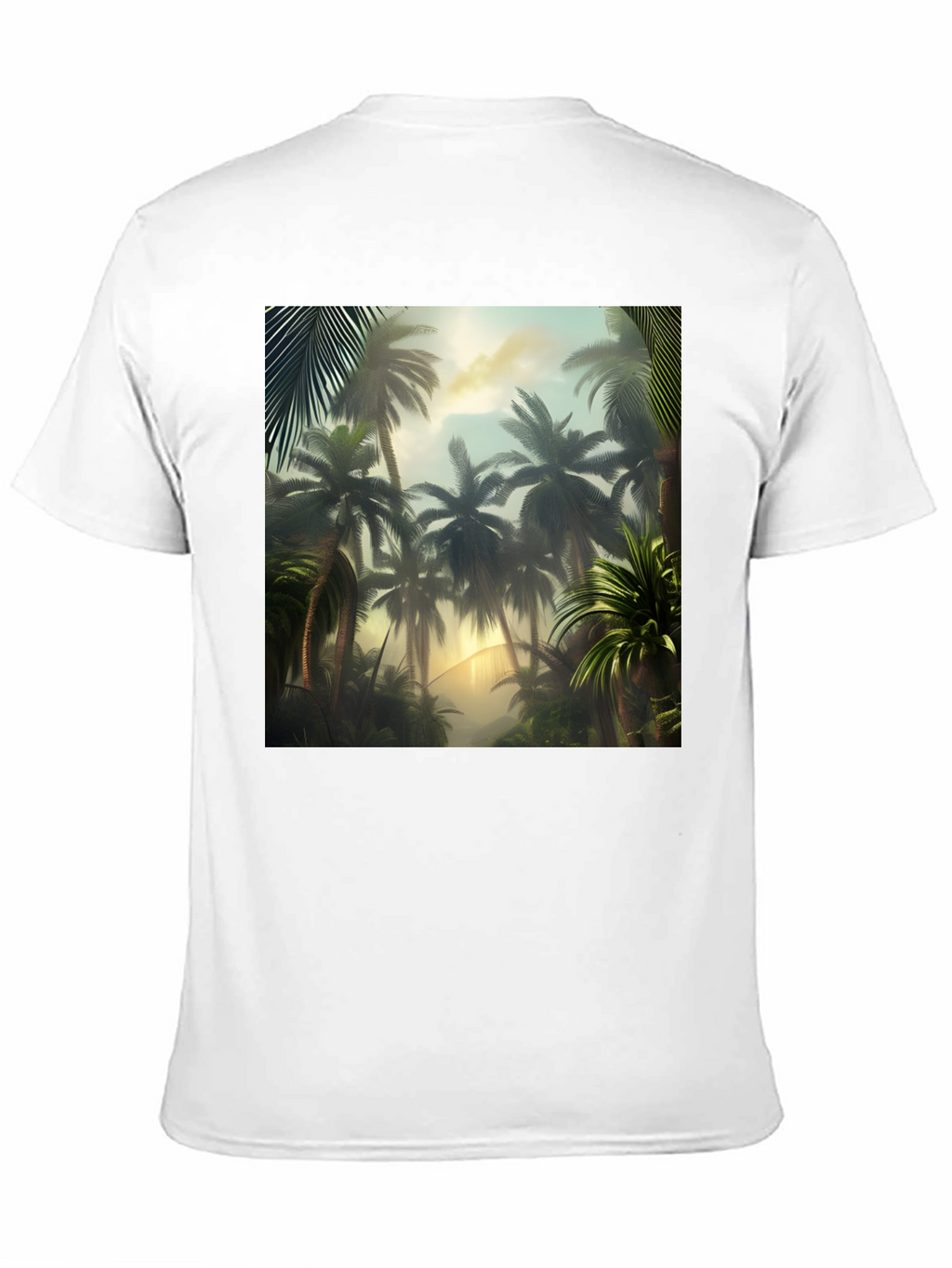 Tropical Palm Tree Graphic T-Shirt
