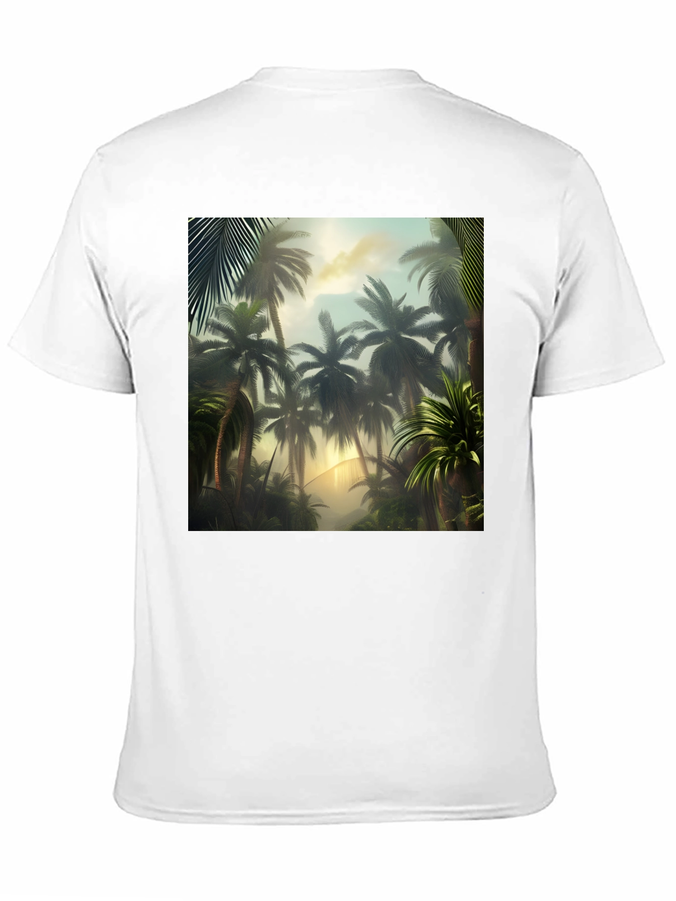 Tropical Palm Tree Graphic T-Shirt