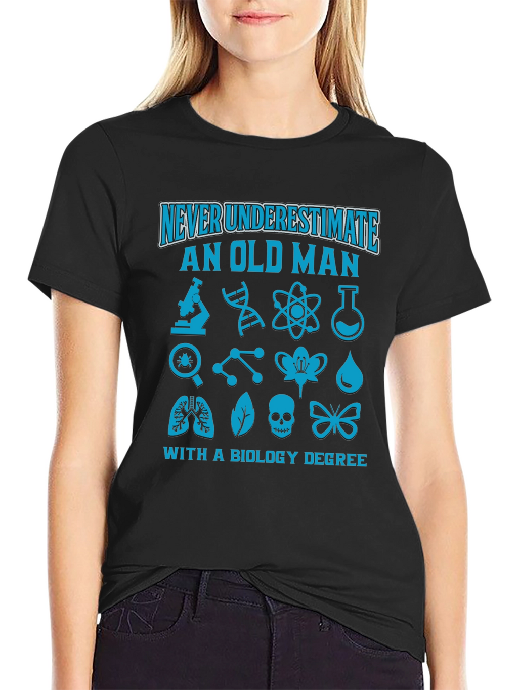 Biology Degree Old Man T-Shirt