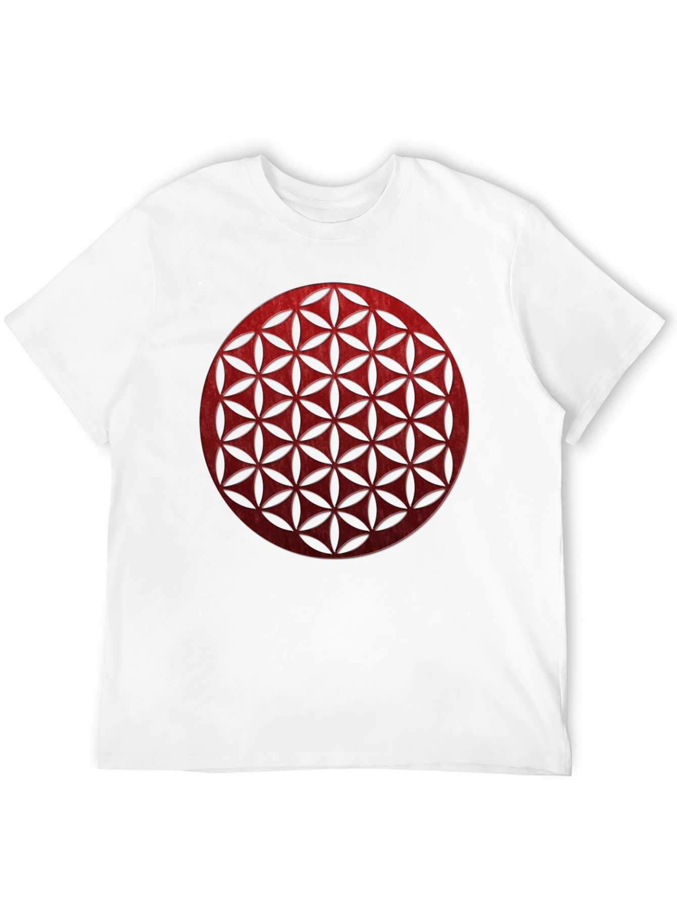 Geometric Circle Graphic Tee - Modern Black T-Shirt