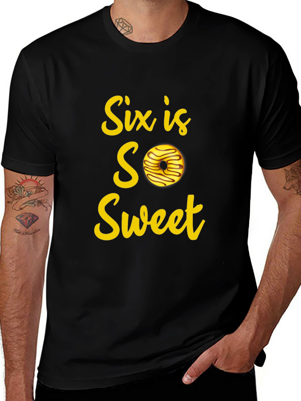 Six is So Sweet Donut Birthday T-Shirt