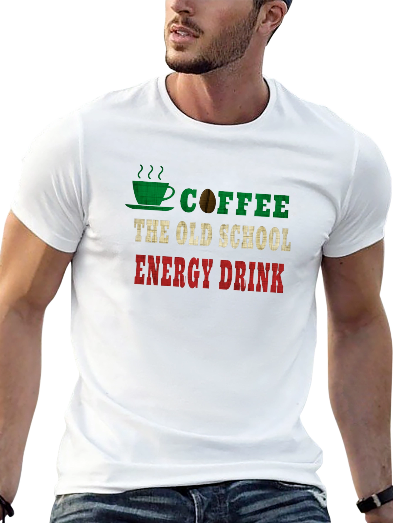 Coffee the Old School Energy Drink T-Shirt