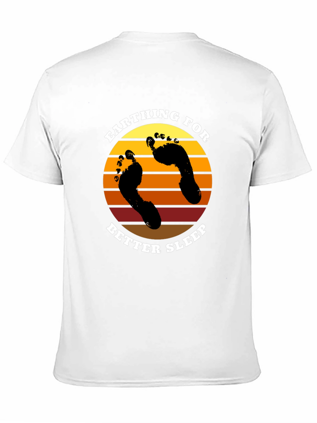 Earthing for Better Sleep Black T-Shirt