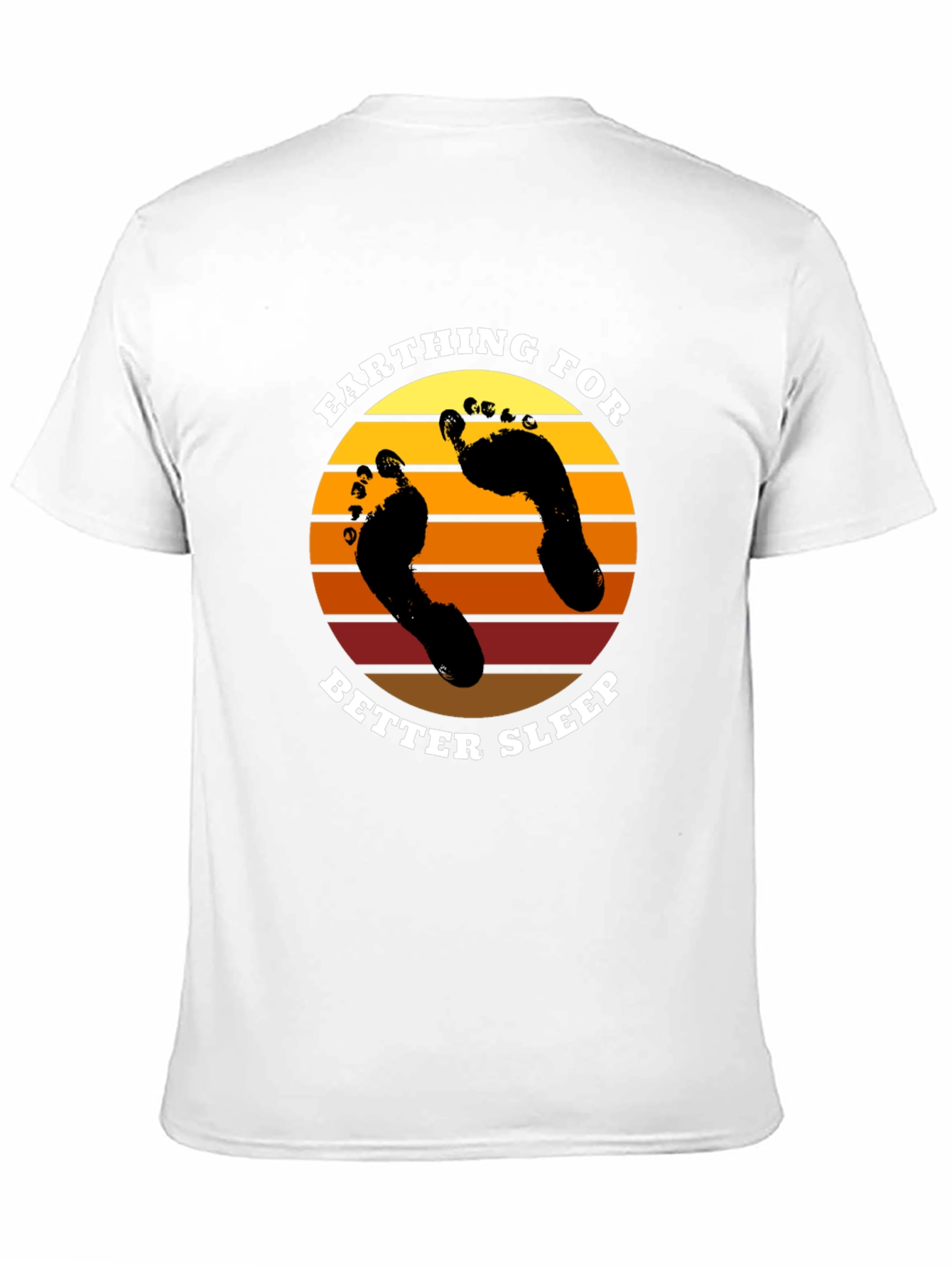 Earthing for Better Sleep Black T-Shirt