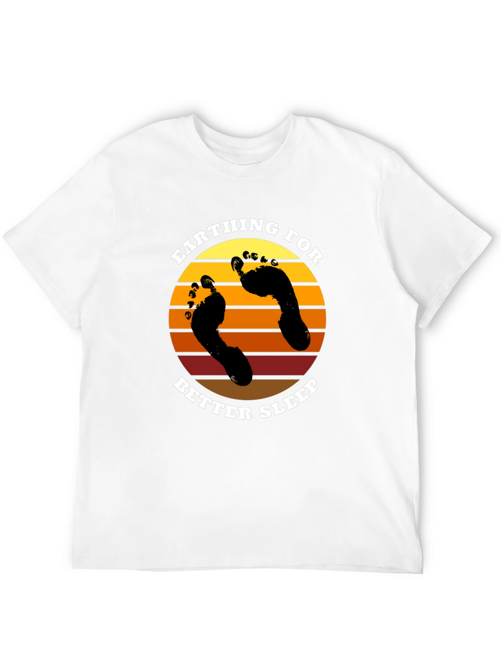 Earthing for Better Sleep Black T-Shirt