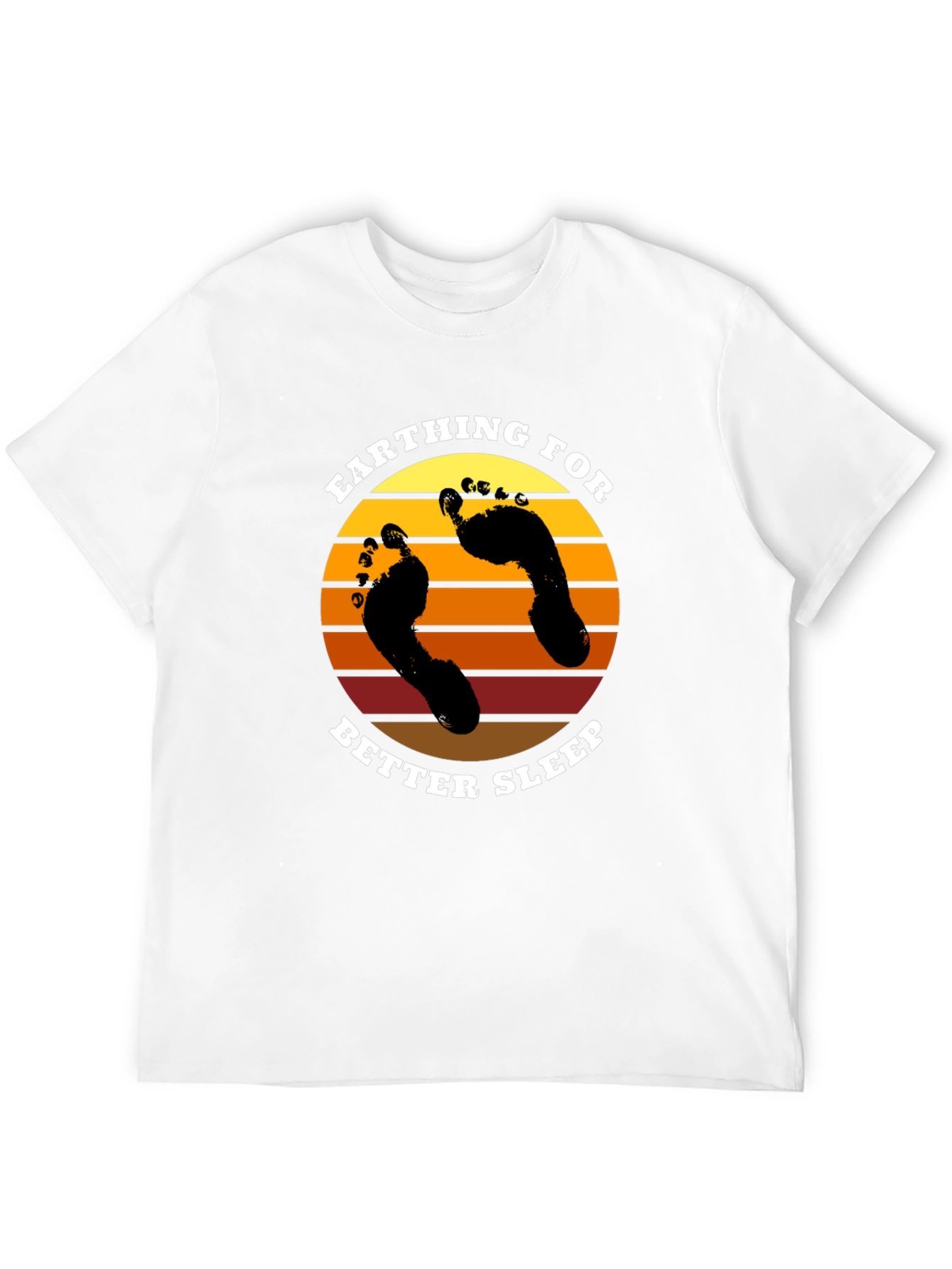 Earthing for Better Sleep Black T-Shirt