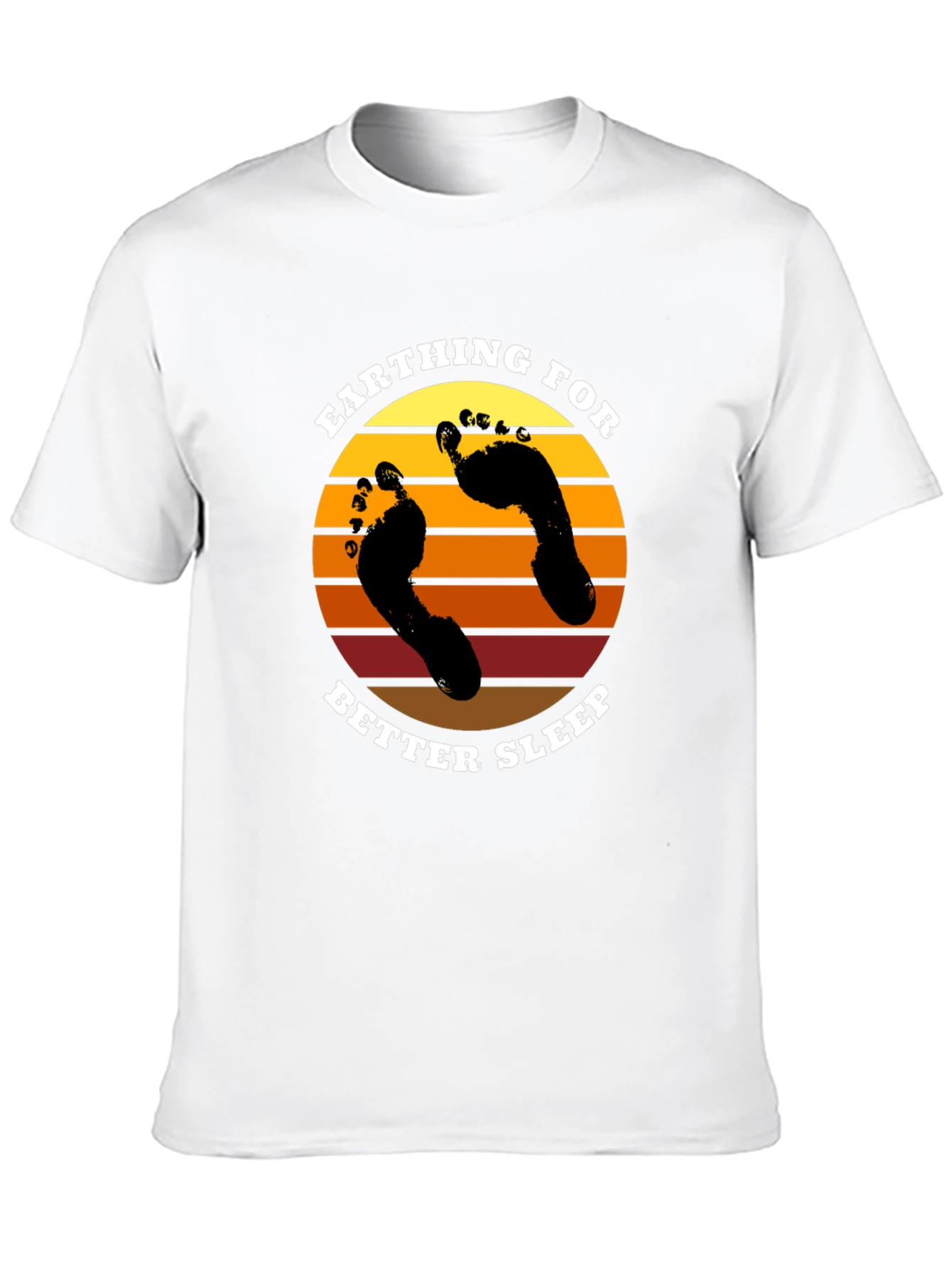 Earthing for Better Sleep Black T-Shirt